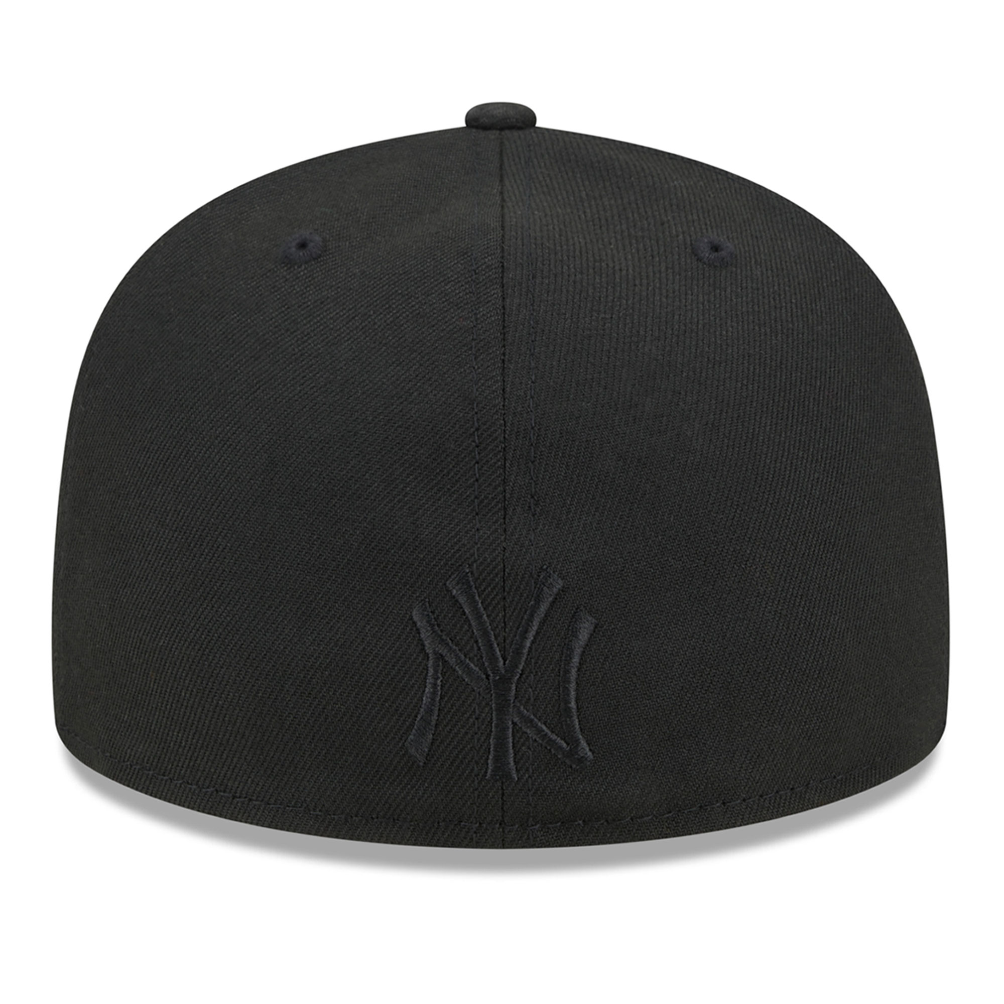 New York Yankees New Era Satin Peek 59FIFTY Fitted Hat - Black - PersonalJerseys
