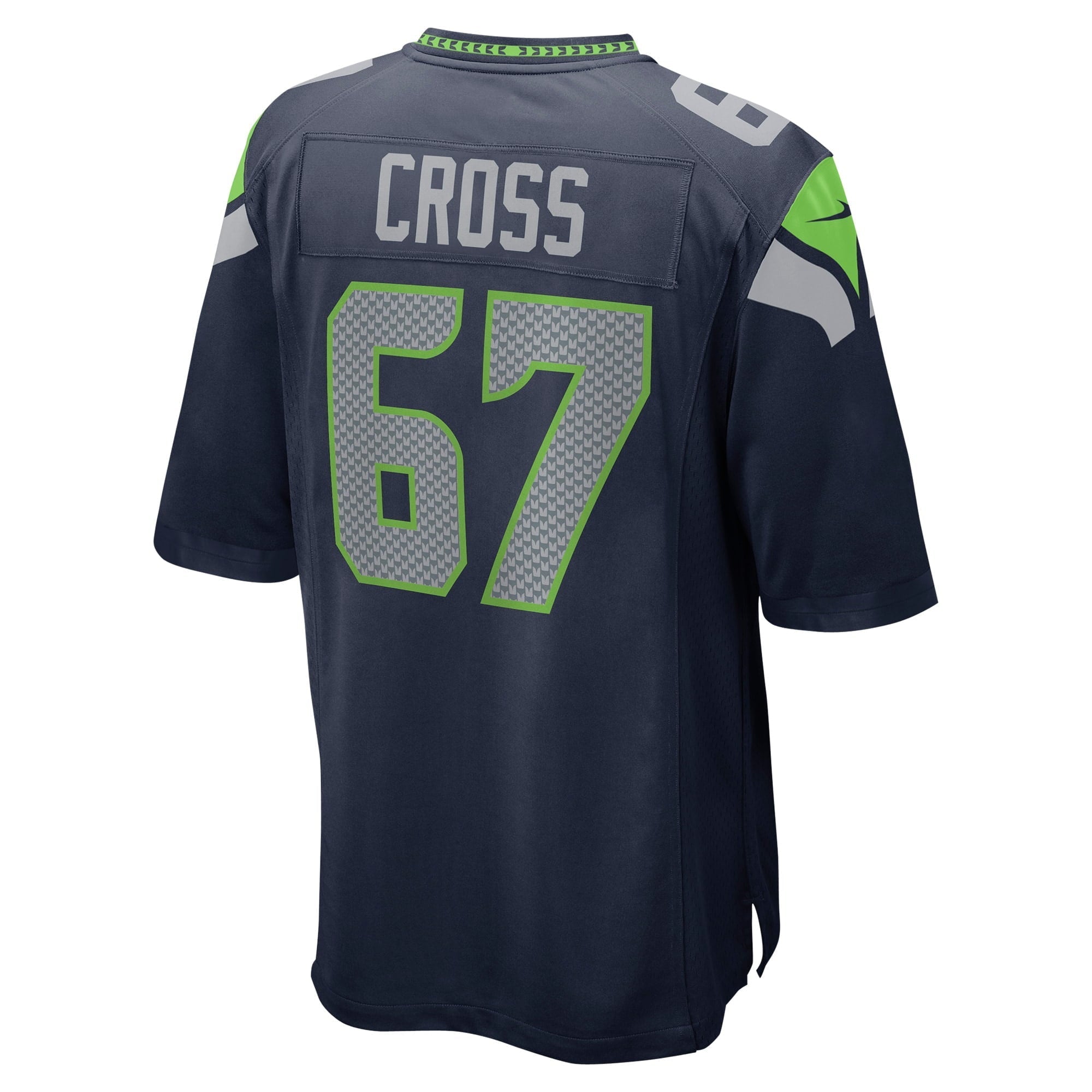 Men's Nike Charles Cross Navy Seattle Seahawks Player Game Jersey - PersonalJerseys
