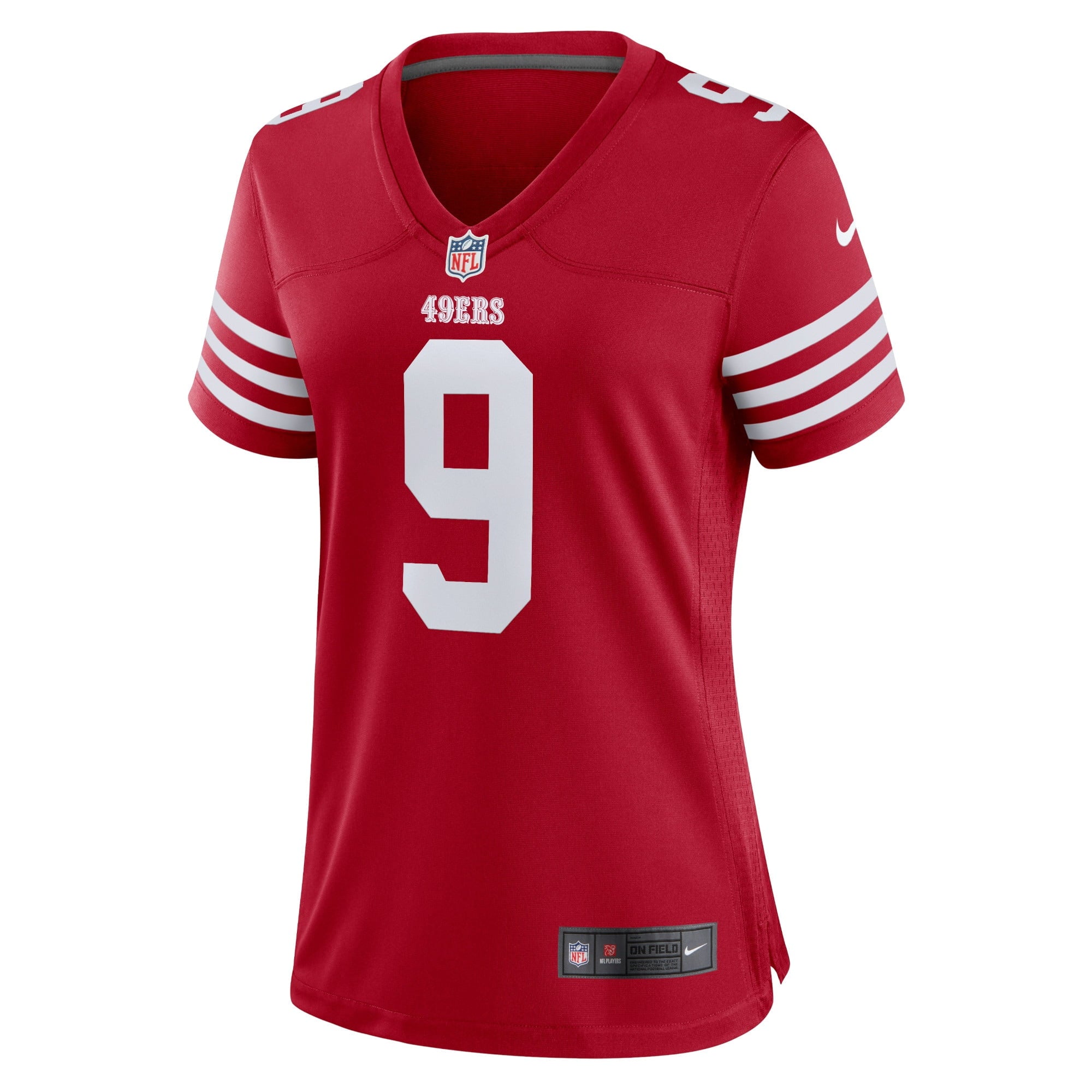 Women's Nike Jacob Eason Scarlet San Francisco 49ers Home Game Player Jersey - PersonalJerseys