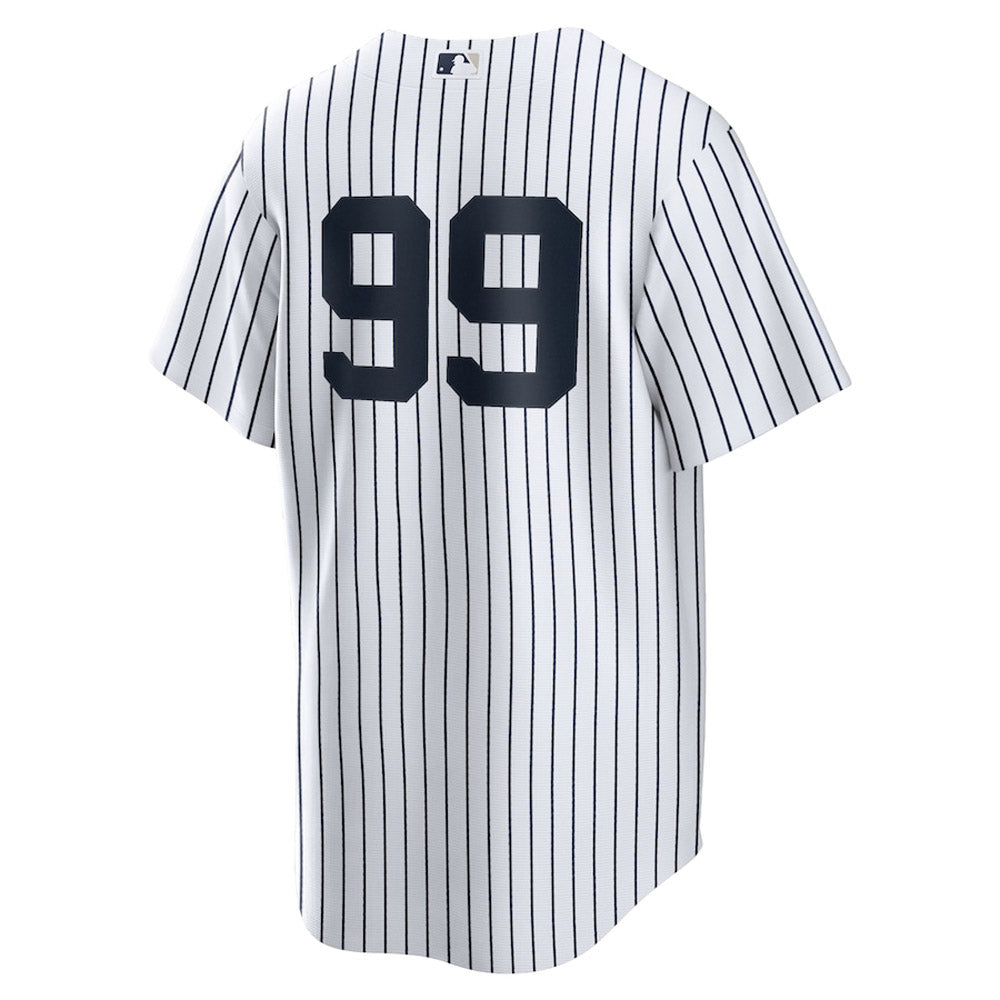Men's New York Yankees Aaron Judge Cool Base Replica Home Jersey - White - PersonalJerseys