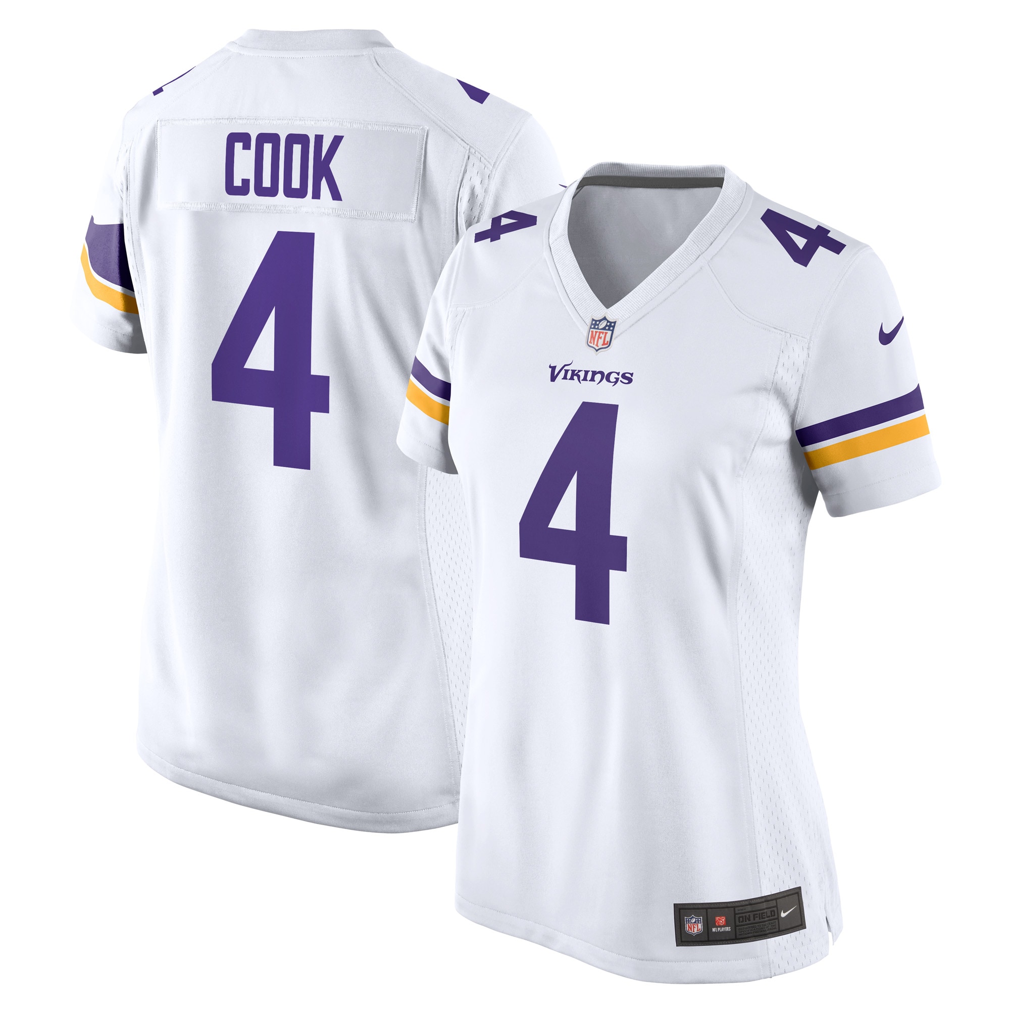Minnesota Vikings Dalvin Cook White Game Jersey for Youth Women Men - Friend Lounge Store - Shop for All Things Jerseys Sports - PersonalJerseys