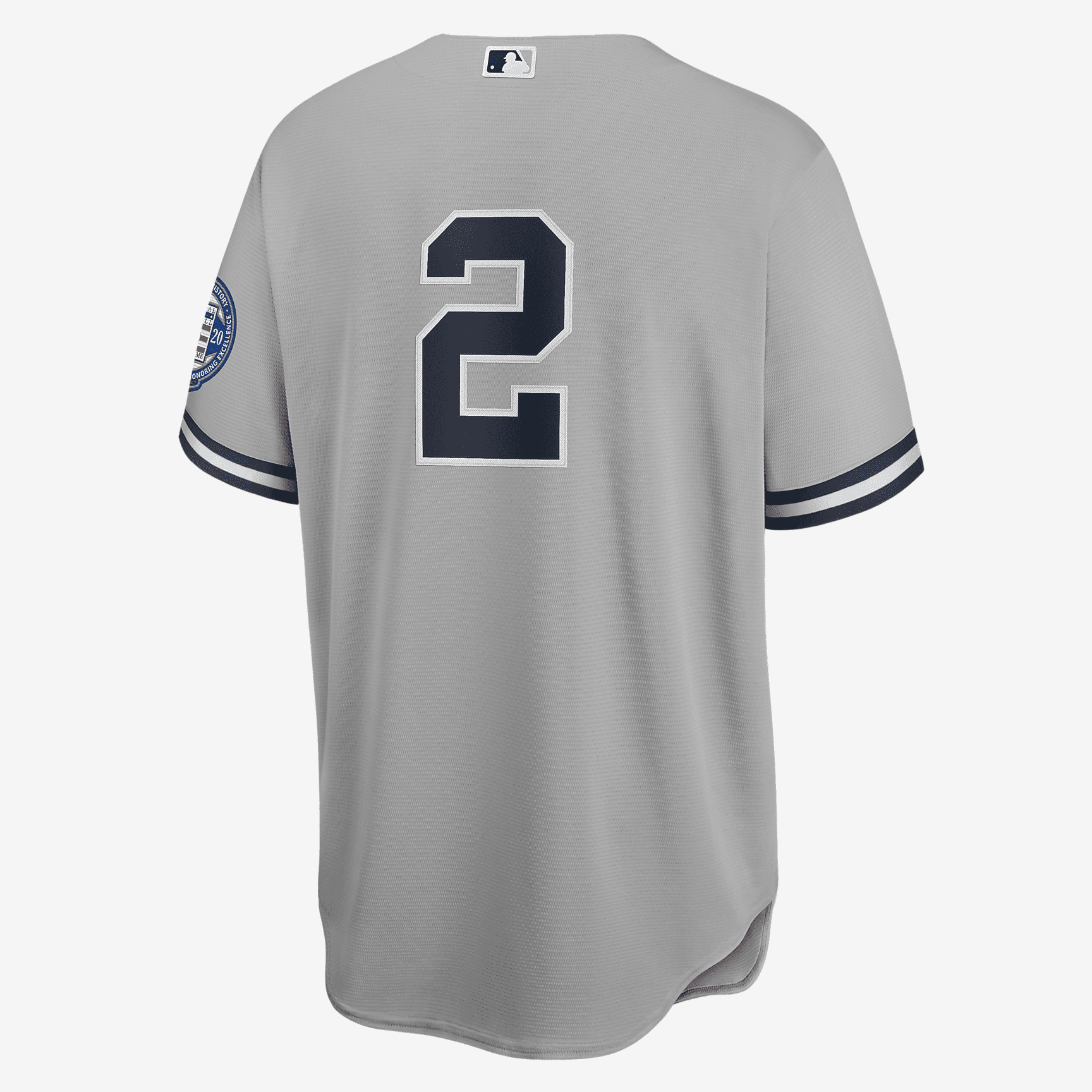 MLB New York Yankees 2020 Hall of Fame Induction (Derek Jeter). Men's Replica Baseball Jersey - Atmosphere Grey - PersonalJerseys
