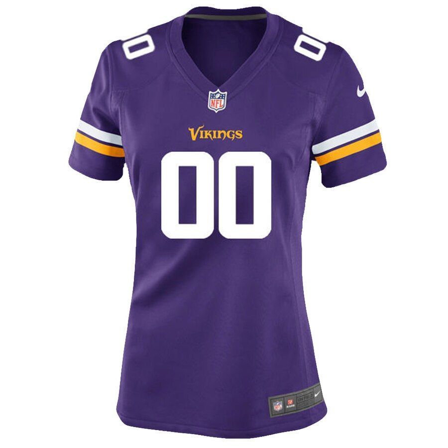 Minnesota Vikings Women's Custom Game Jersey - Purple - Friend Lounge Store - Shop for All Things Jerseys Sports - PersonalJerseys
