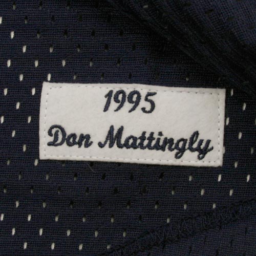 Don Mattingly New York Yankees Mitchell & Ness 1995 Authentic Cooperstown Collection Mesh Batting Practice Jersey - Navy - PersonalJerseys