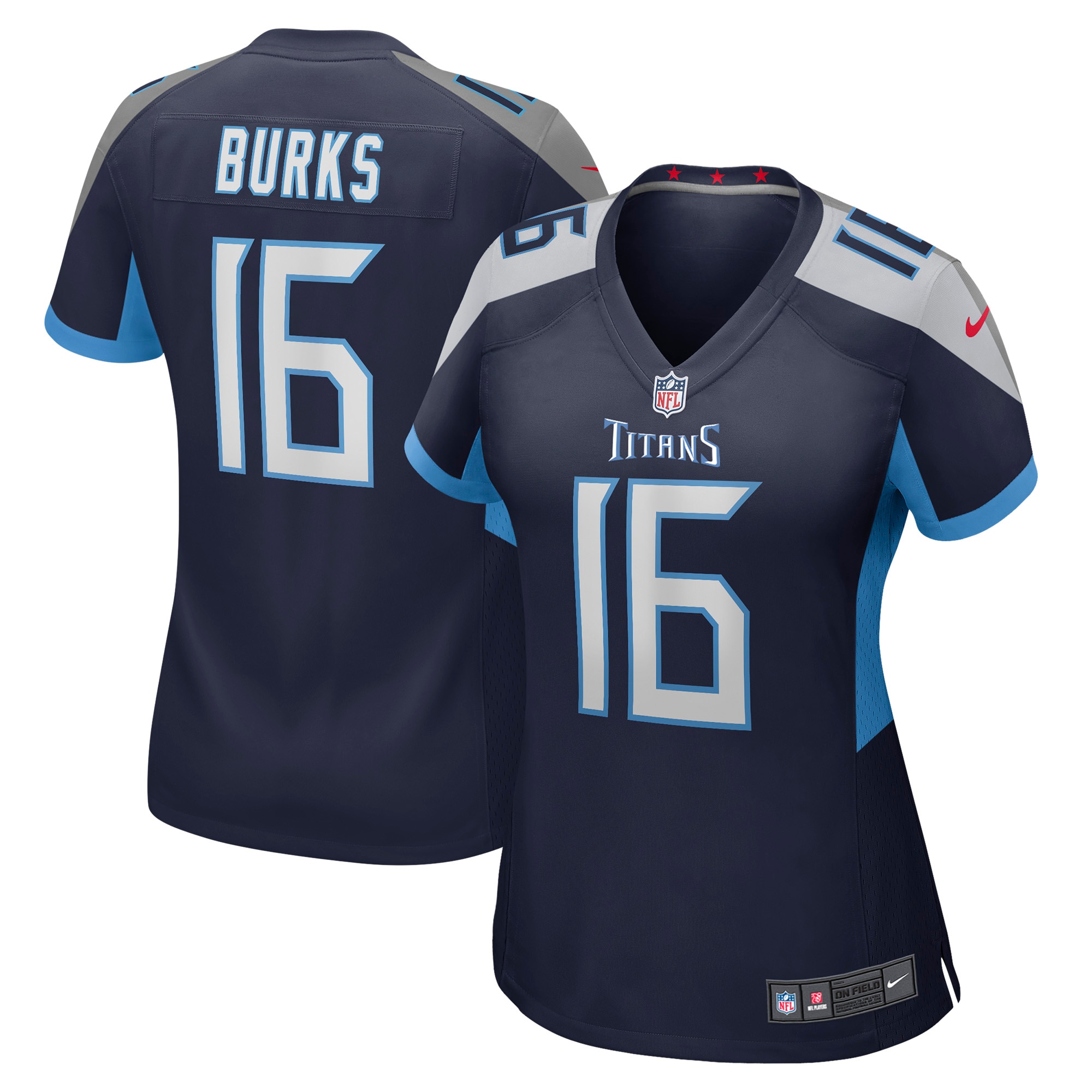 Treylon Burks Tennessee Titans Nike Women's Player Game Jersey - Navy - PersonalJerseys