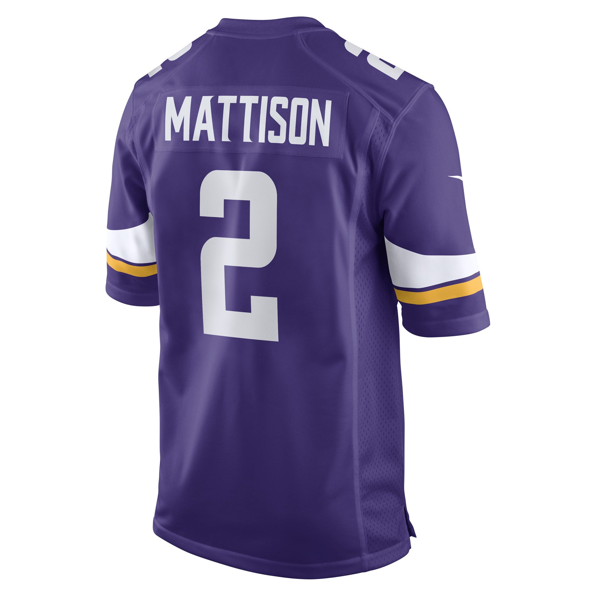 Men's Nike Alexander Mattison Purple Minnesota Vikings Game Player Jersey - PersonalJerseys
