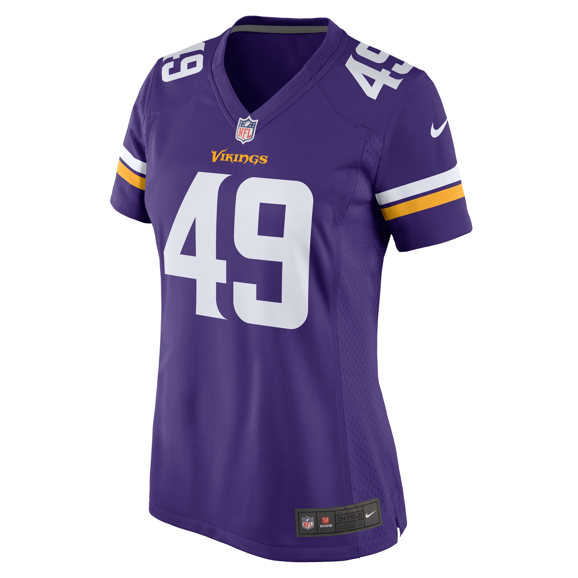 Tanner Vallejo Minnesota Vikings Nike Women's Team Game Jersey - Purple - PersonalJerseys