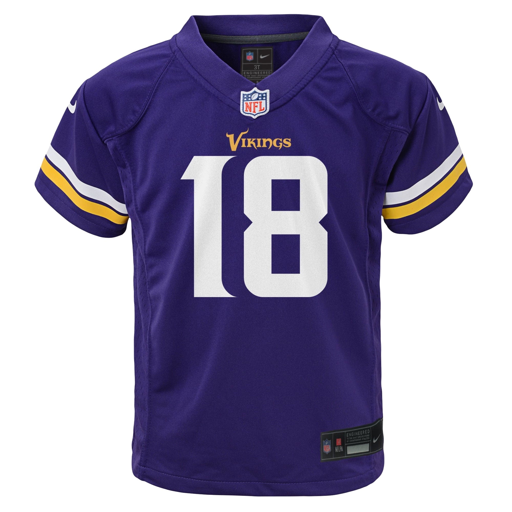 Toddler Nike Justin Jefferson Purple Minnesota Vikings Game Jersey - PersonalJerseys