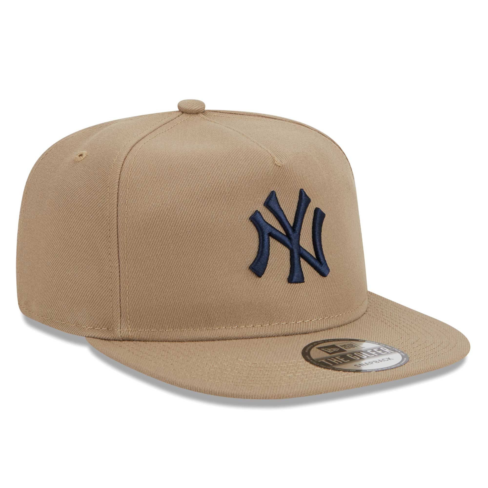 New York Yankees New Era Golfer Adjustable Hat - Khaki - PersonalJerseys