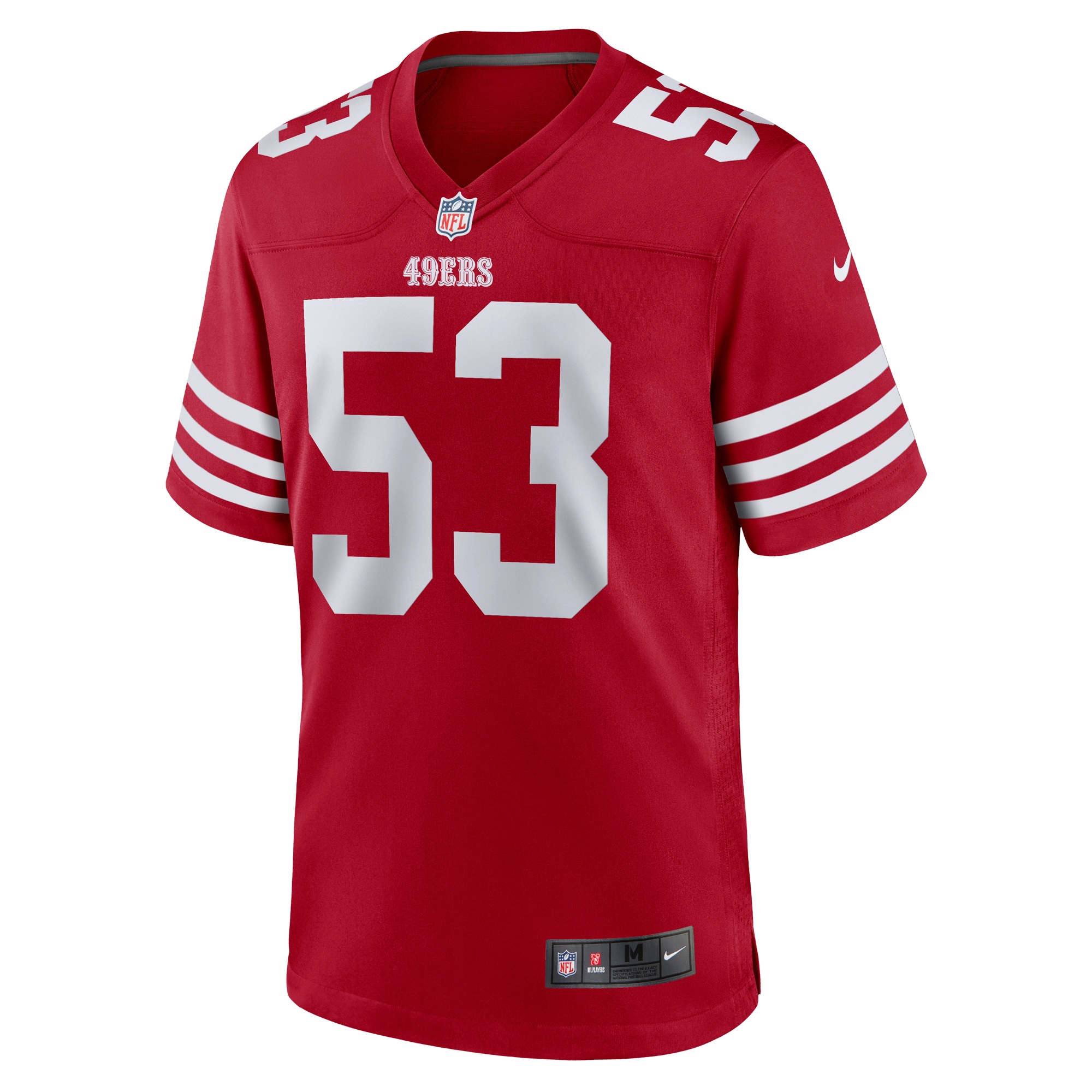 San Francisco 49ers Dee Winters Scarlet Team Game Jersey for Youth Women Men - Friend Lounge Store - Shop for All Things Jerseys Sports - PersonalJerseys