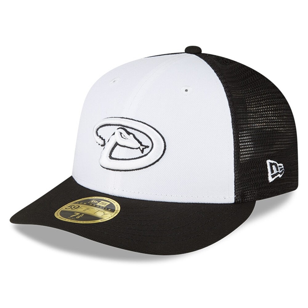Arizona Diamondbacks New Era 2023 On-Field Batting Practice Low Profile 59FIFTY Fitted Hat - White/Black - PersonalJerseys