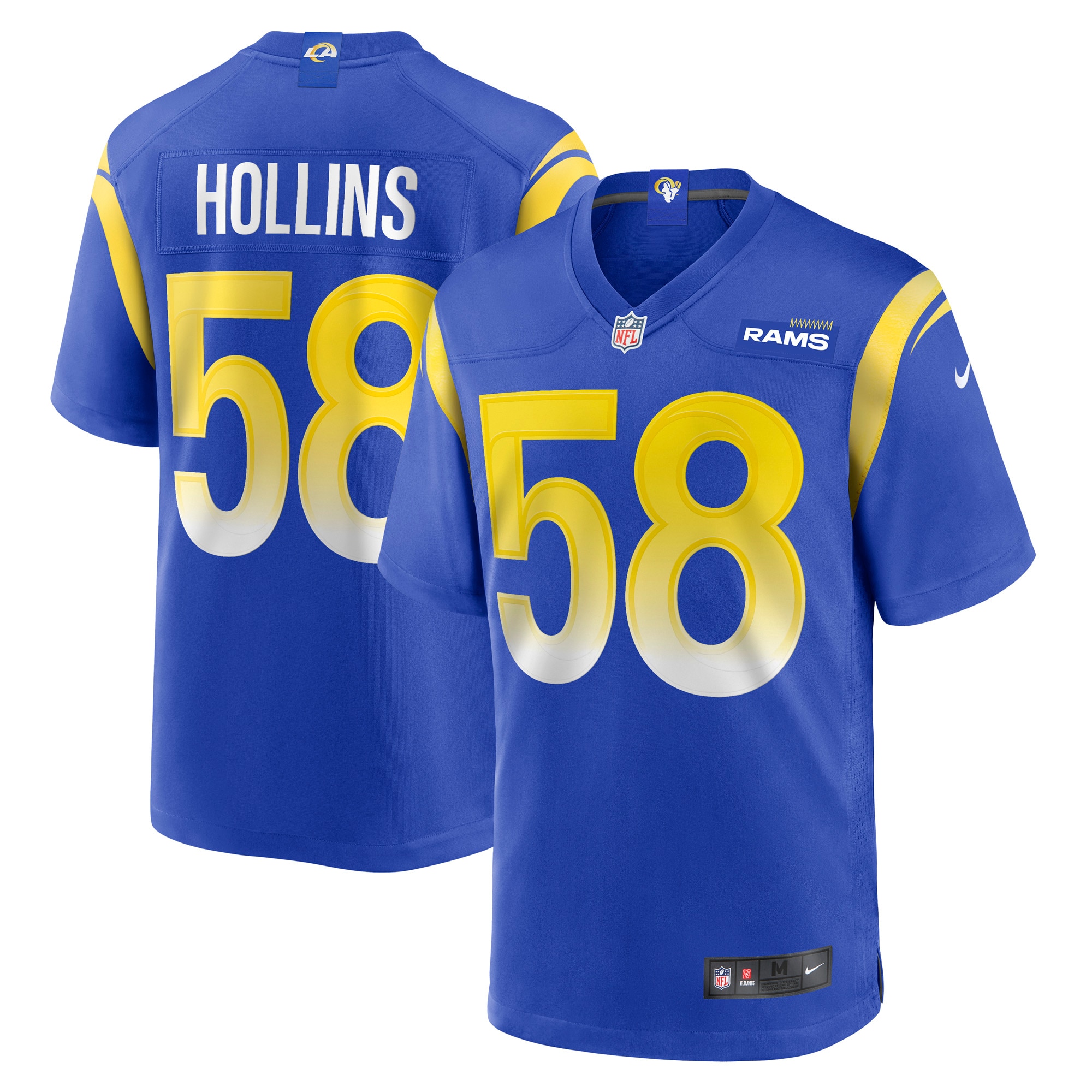Los Angeles Rams Justin Hollins Royal Game Jersey for Youth Women Men - Friend Lounge Store - Shop for All Things Jerseys Sports - PersonalJerseys