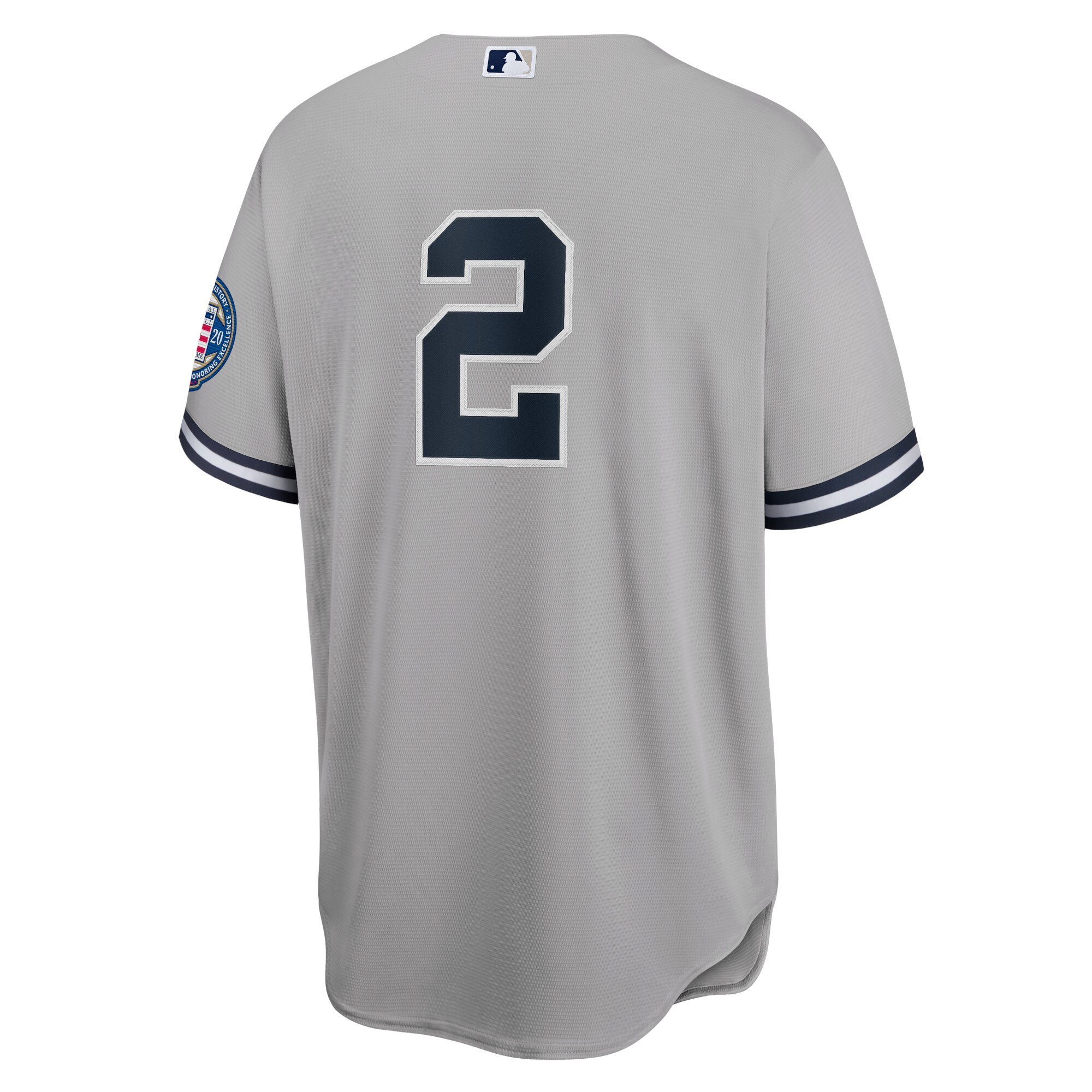 Derek Jeter New York Yankees Nike 2020 Hall of Fame Induction Replica Jersey - Gray - PersonalJerseys