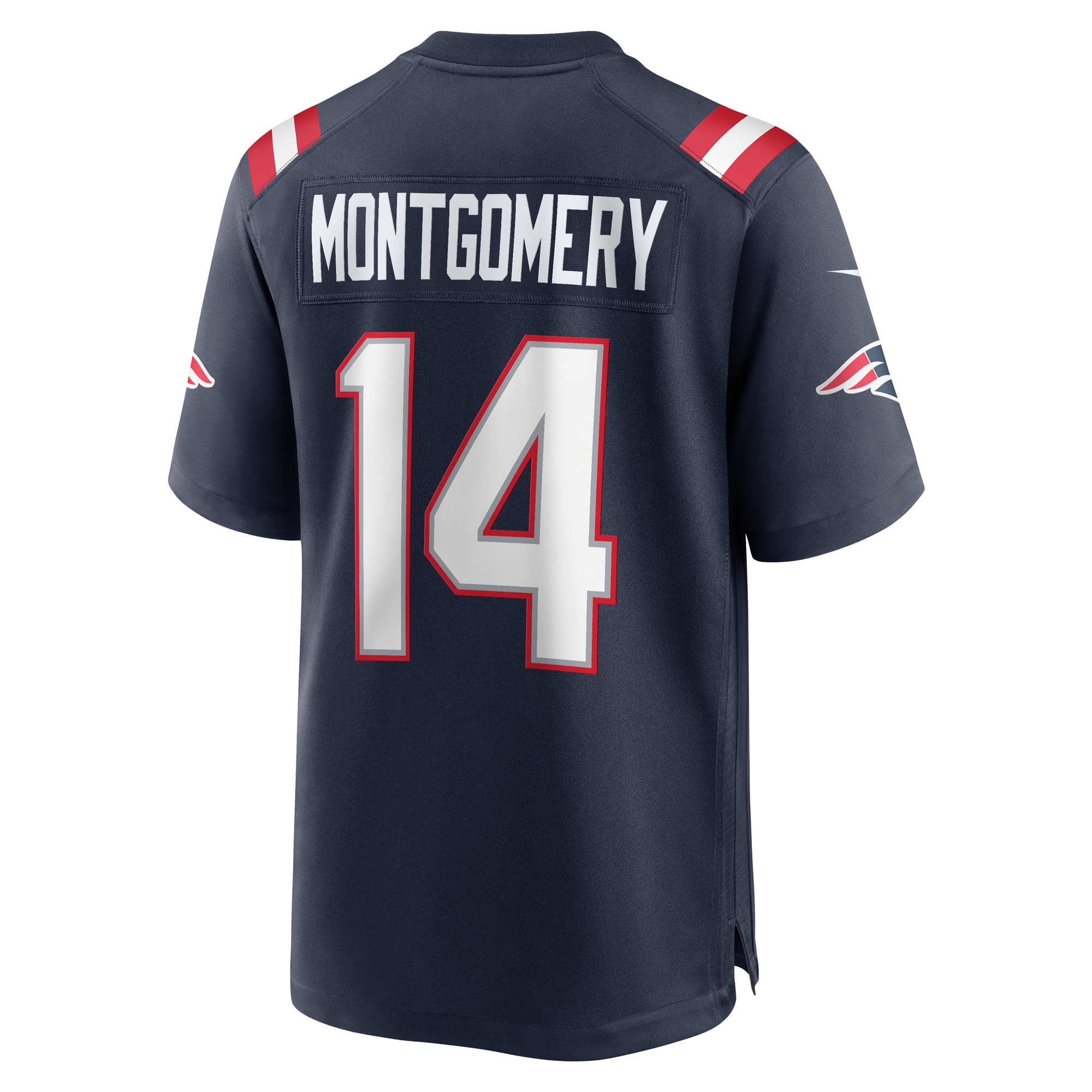 New England Patriots Ty Montgomery Navy Player Game Jersey for Youth Women Men - Friend Lounge Store - Shop for All Things Jerseys Sports - PersonalJerseys