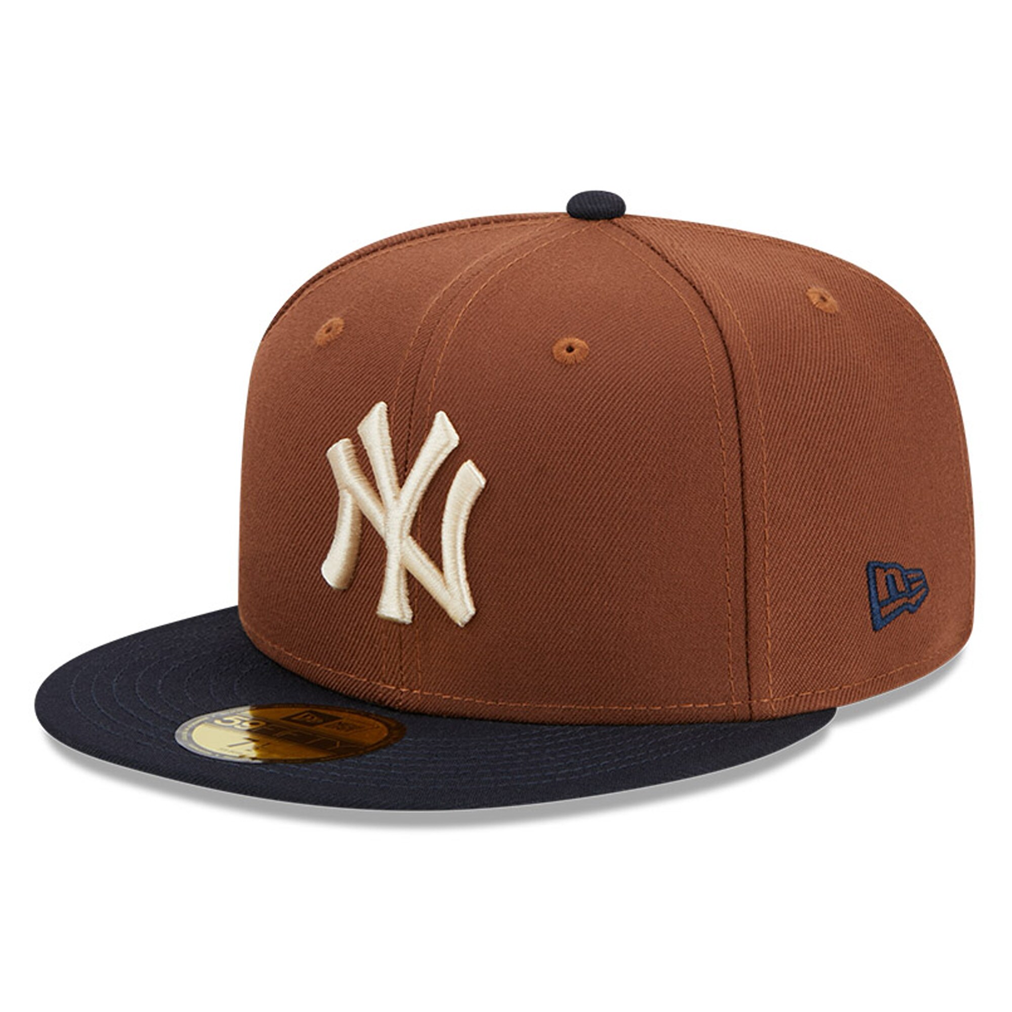 New York Yankees New Era Harvest Yankee Stadium Inaugural Season 59FIFTY Fitted Hat - Brown - PersonalJerseys
