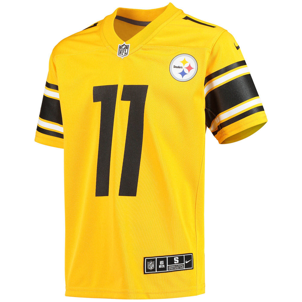 Youth Pittsburgh Steelers Chase Claypool Inverted Team Game Jersey Gold - PersonalJerseys
