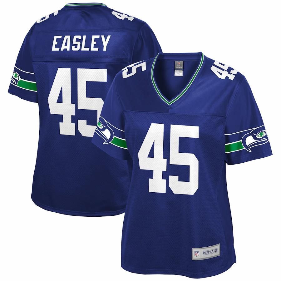 Kenny Easley Seattle Seahawks NFL Pro Line Women's Retired Player Jersey - Royal - Friend Lounge Store - Shop for All Things Jerseys Sports - PersonalJerseys