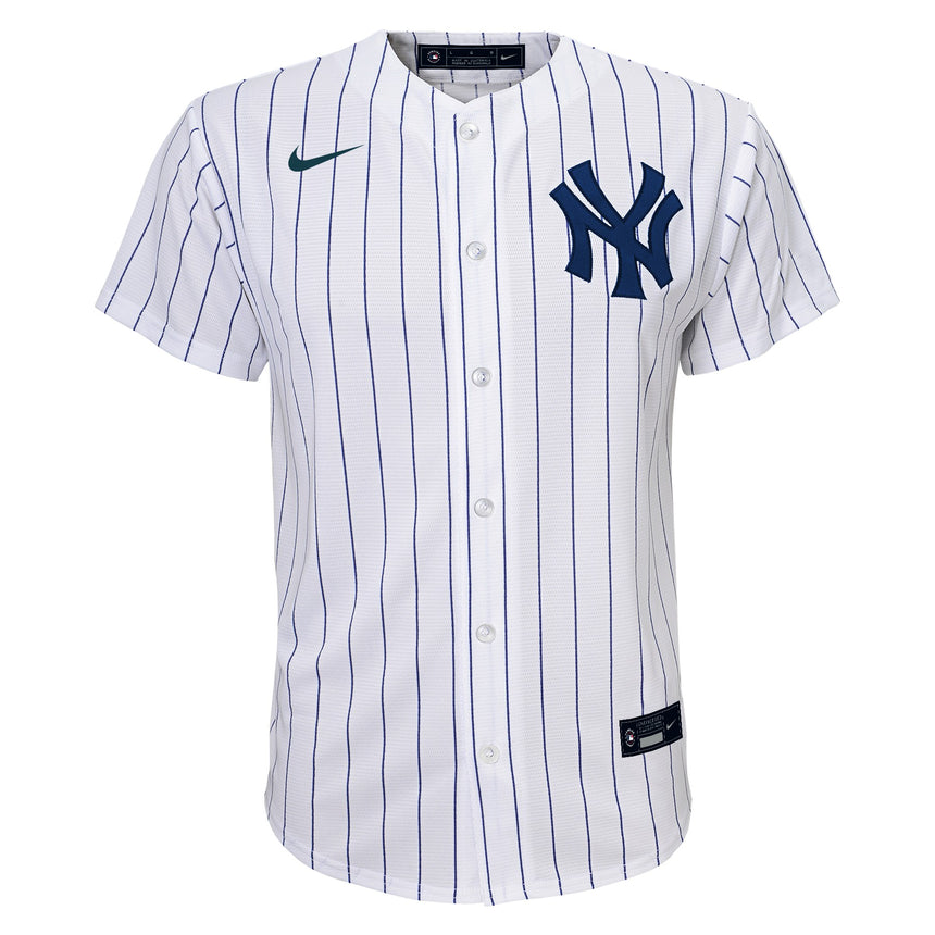 Youth Anthony Rizzo New York Yankees White Home Screen Print Replica Player Jersey - PersonalJerseys