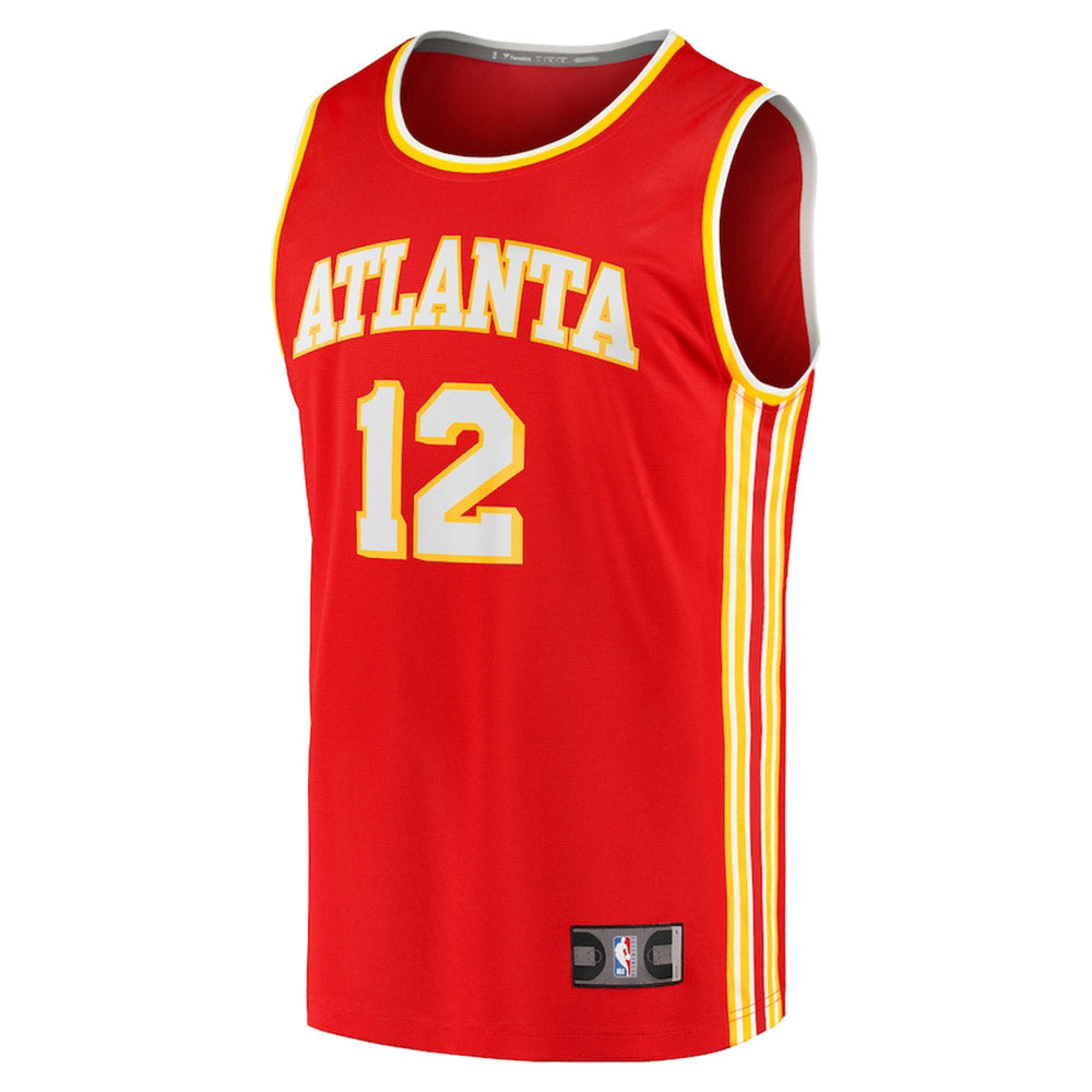 Youth Atlanta Hawks De'Andre Hunter Icon Edition Jersey - Red - Sports Wear Jersey - PersonalJerseys