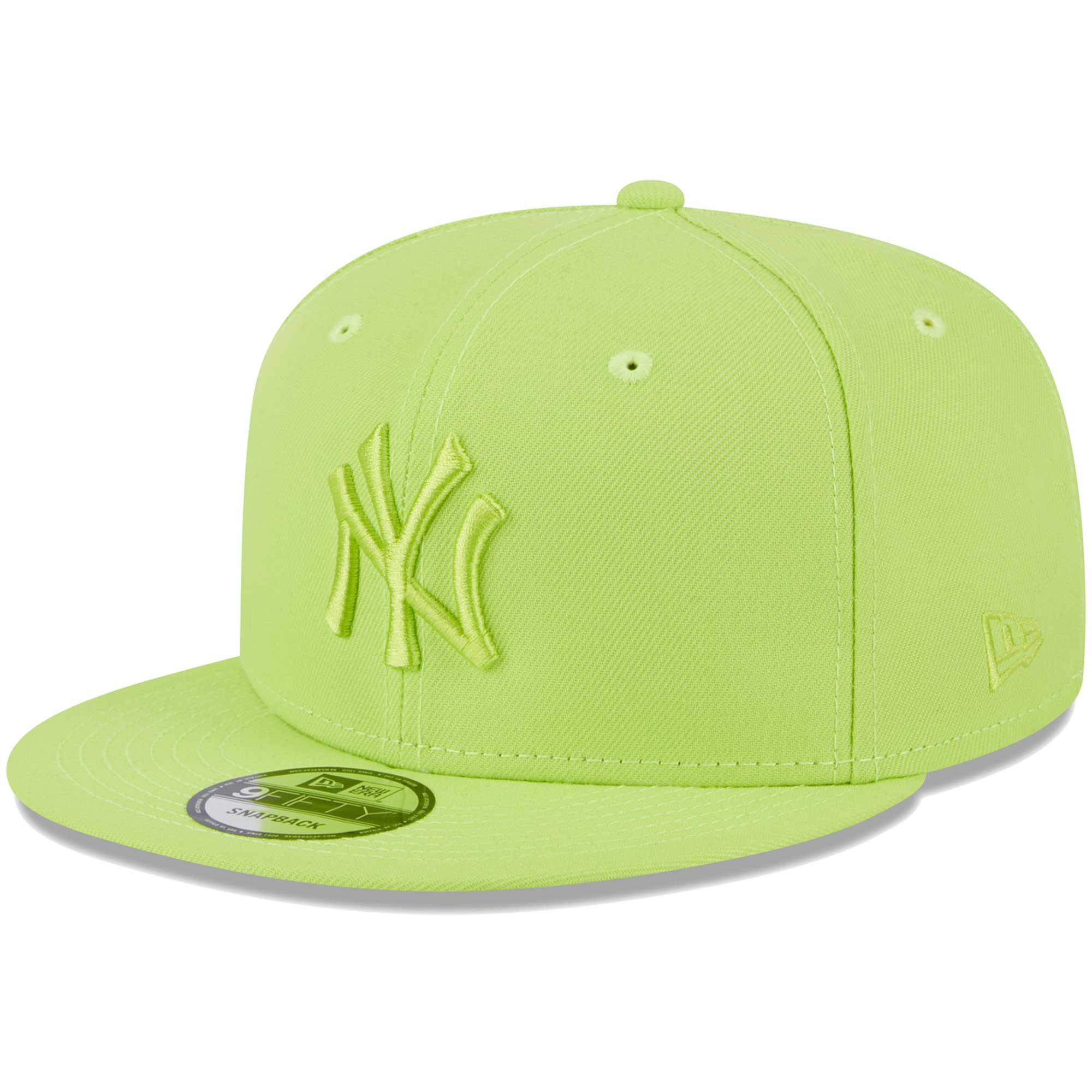 New York Yankees New Era Spring Color Basic 9FIFTY Snapback Hat - Neon Green - PersonalJerseys