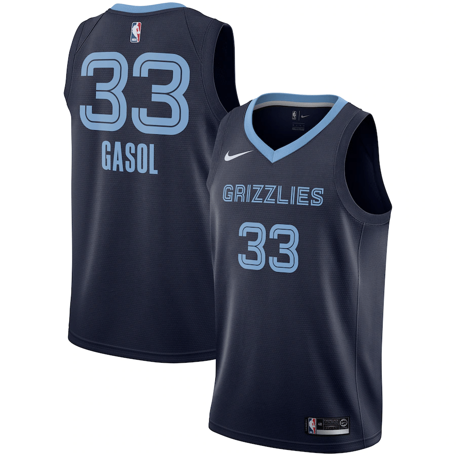 Marc Gasol Memphis Grizzlies Swingman Jersey - Icon Edition - Navy - Friend Lounge Store - Shop for All Things Jerseys Sports - PersonalJerseys