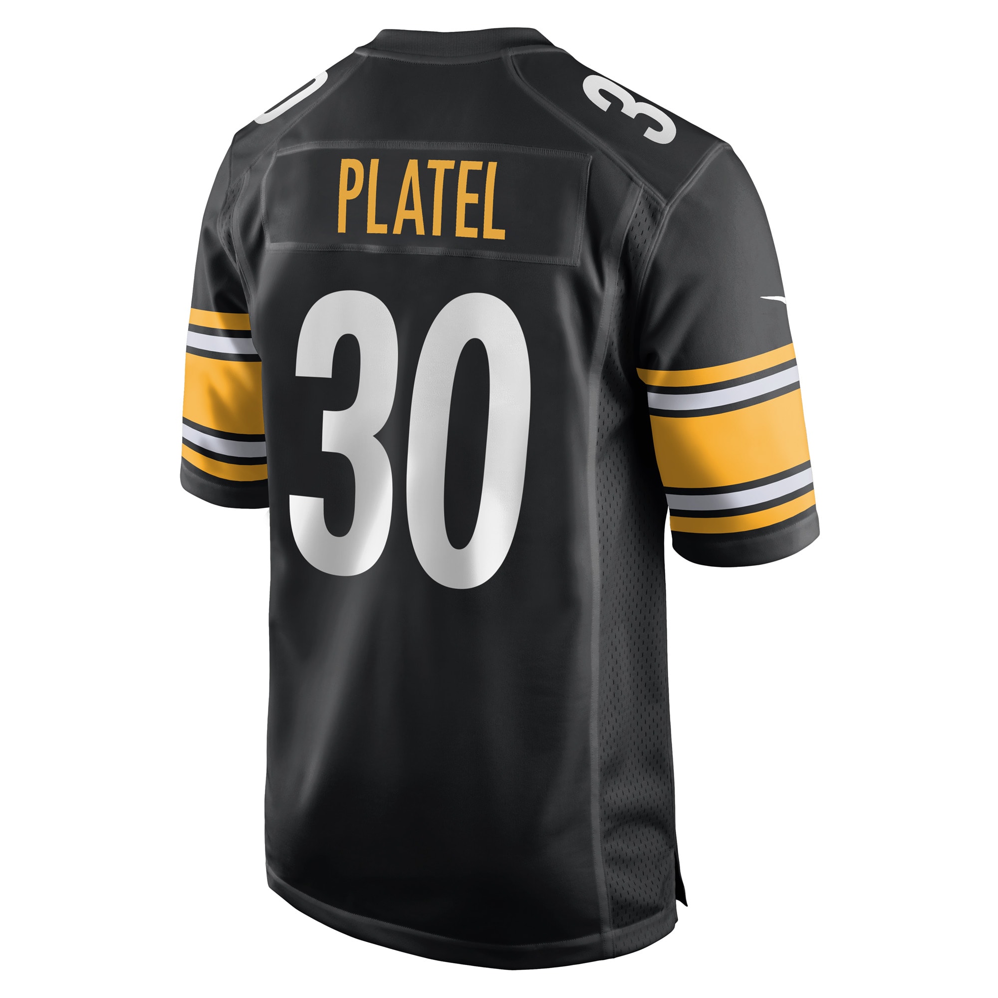 Carlins Platel Pittsburgh Steelers Nike Game Player Jersey - Black - PersonalJerseys