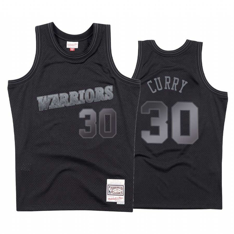 Golden State Warriors Stephen Curry #30 Black Tonal Jersey - Friend Lounge Store - Shop for All Things Jerseys Sports - PersonalJerseys