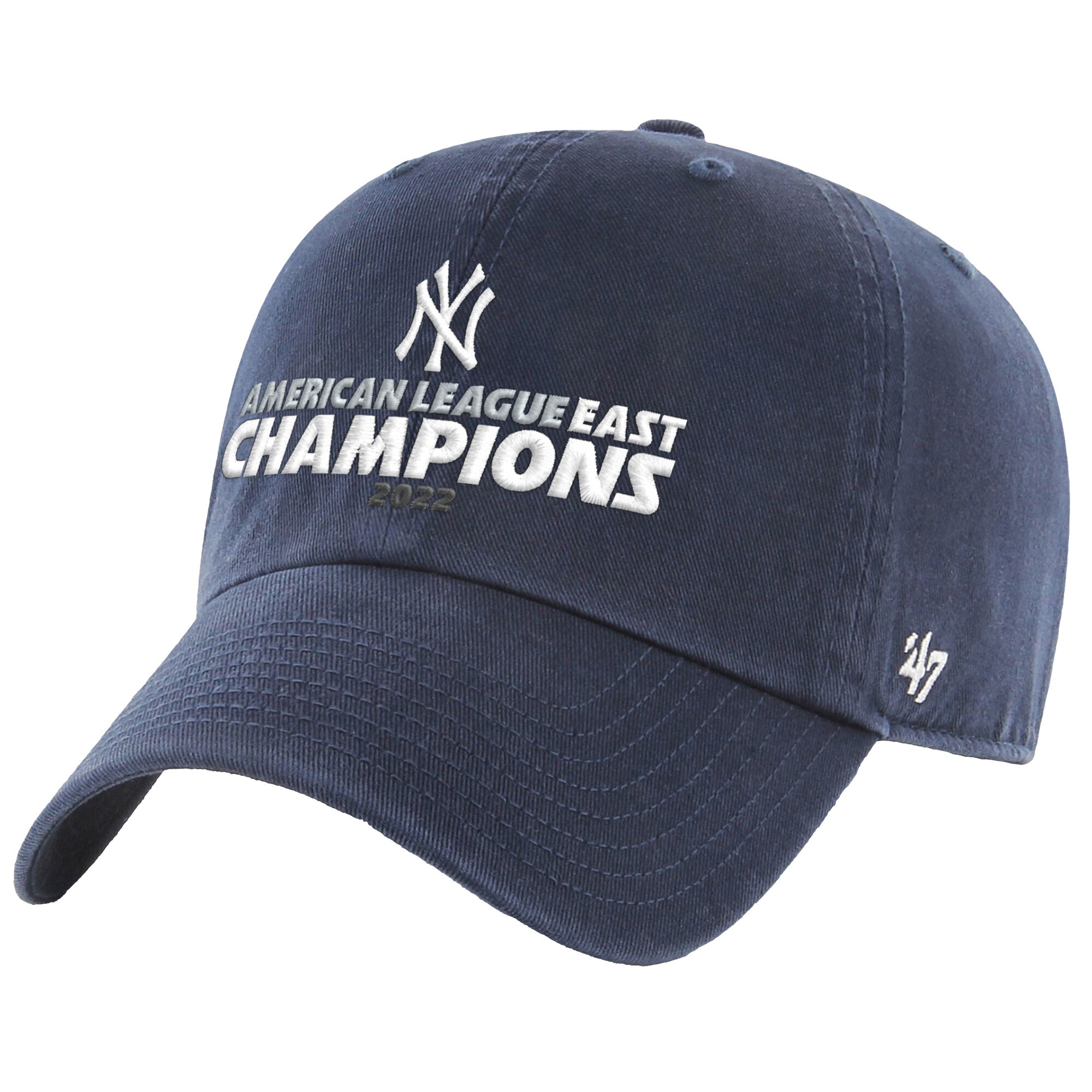 New York Yankees '47 2022 AL East Division Champions Clean Up Adjustable Hat - Navy - PersonalJerseys