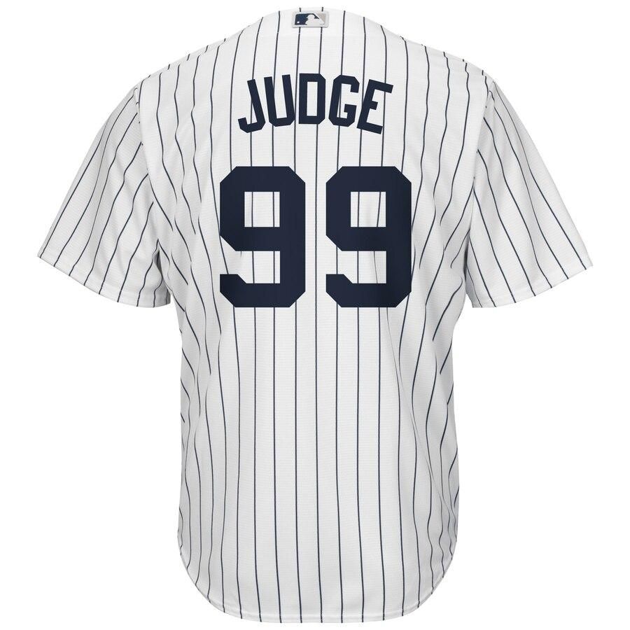 Aaron Judge New York Yankees Majestic Home Cool Base Player Jersey - White Navy - Friend Lounge Store - Shop for All Things Jerseys Sports - PersonalJerseys