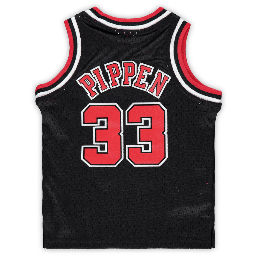 Scottie Pippen Chicago Bulls Mitchell & Ness Preschool 1997-98 Hardwood Classics Player Jersey - Black - Sports Wear Jersey - PersonalJerseys