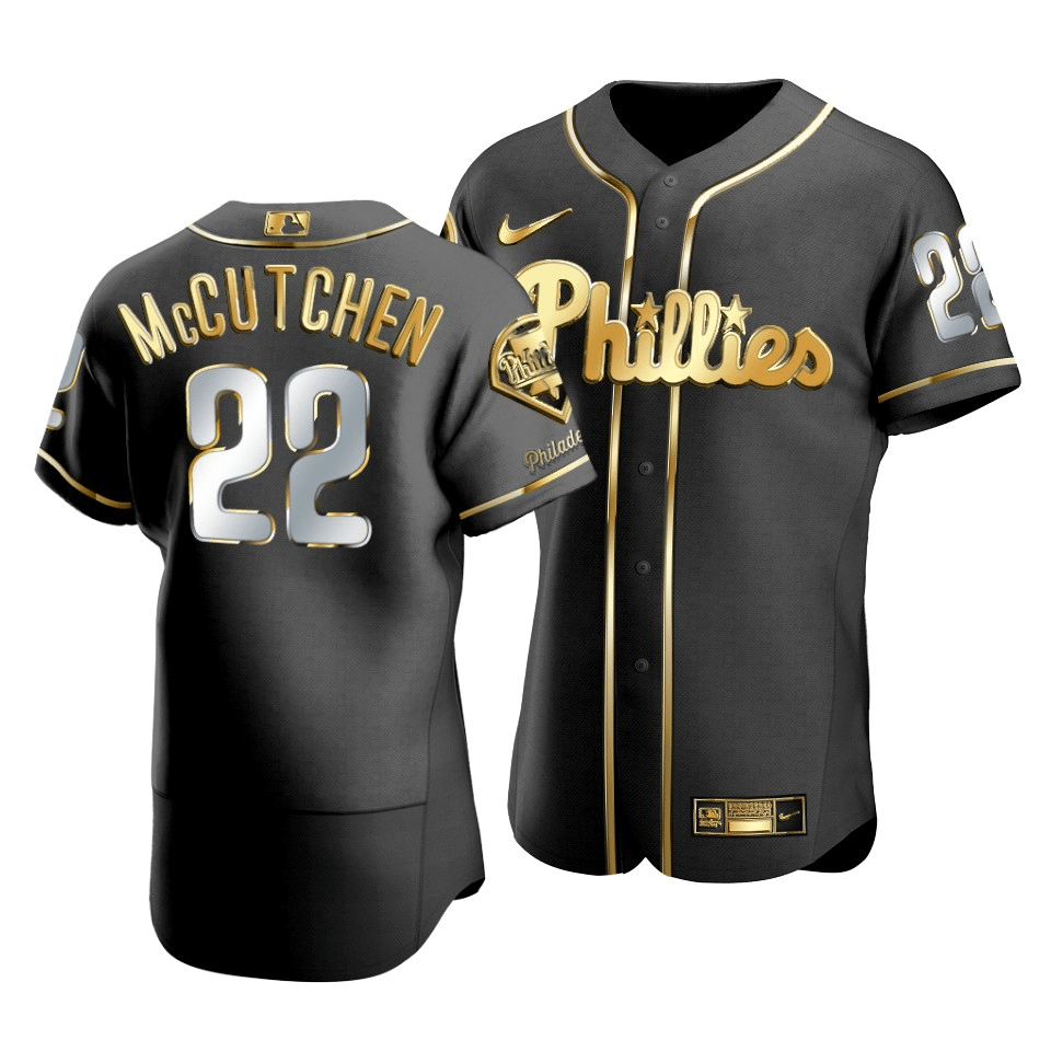 Men's Philadelphia Phillies Andrew McCutchen #22 Golden Edition Black Jersey - Friend Lounge Store - Shop for All Things Jerseys Sports - PersonalJerseys