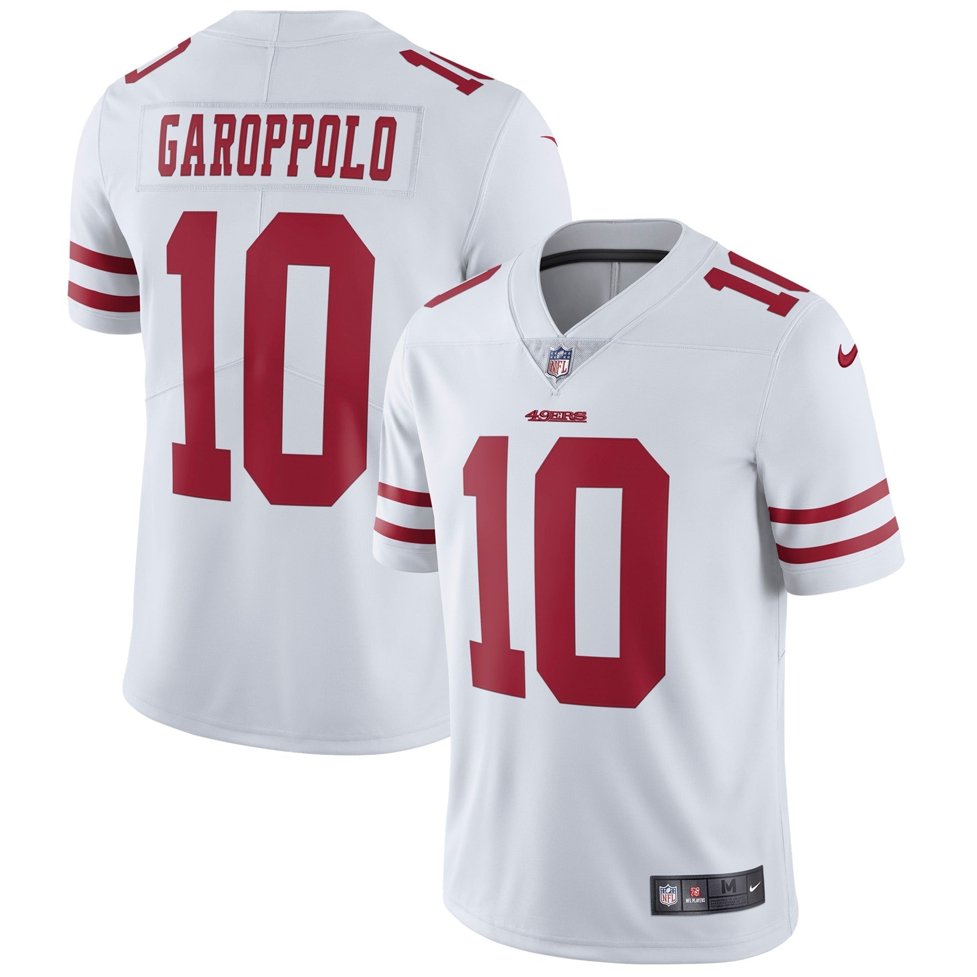 Men's Nike Jimmy Garoppolo White San Francisco 49ers Vapor Untouchable Limited Jersey - PersonalJerseys