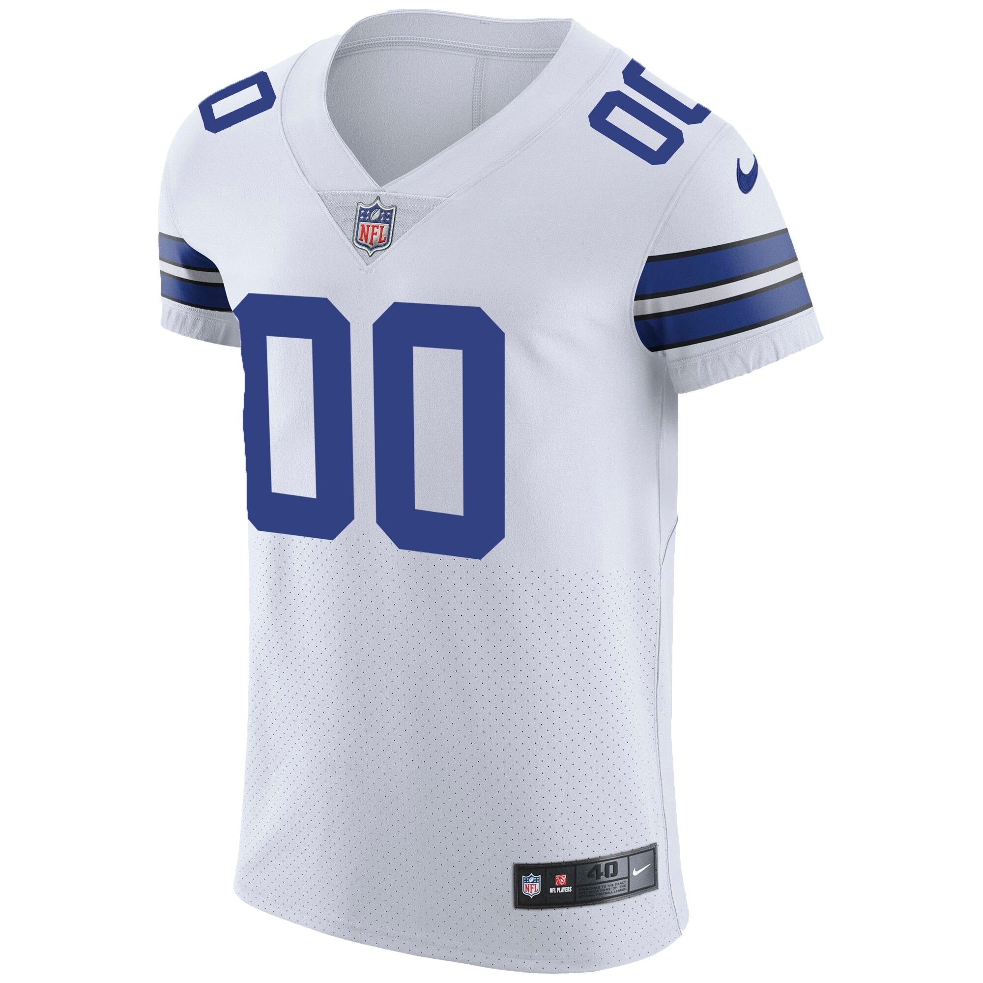 Dallas Cowboys Nike Vapor Untouchable Custom Elite Jersey - White - PersonalJerseys