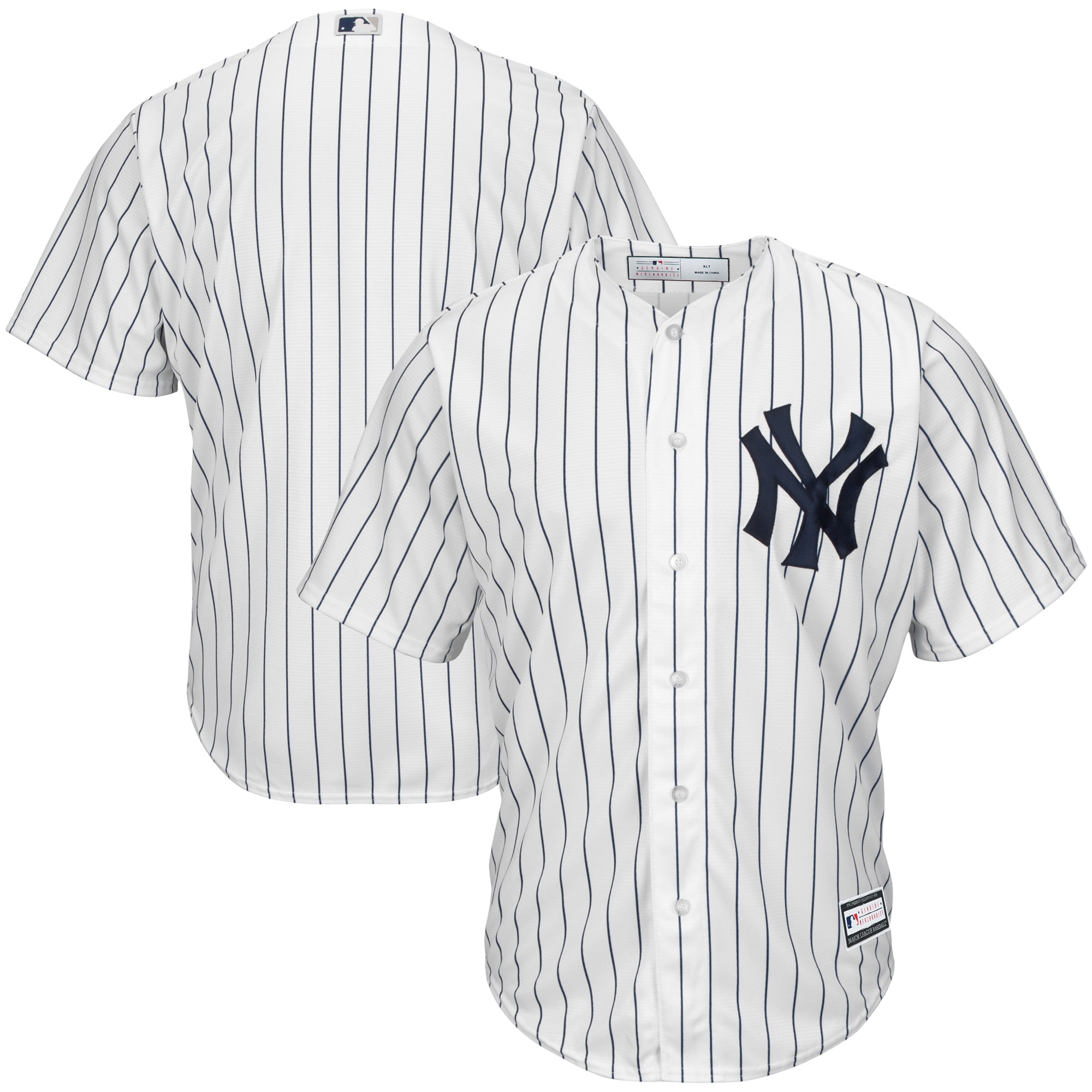 New York Yankees Big & Tall Replica Team Jersey - White - PersonalJerseys