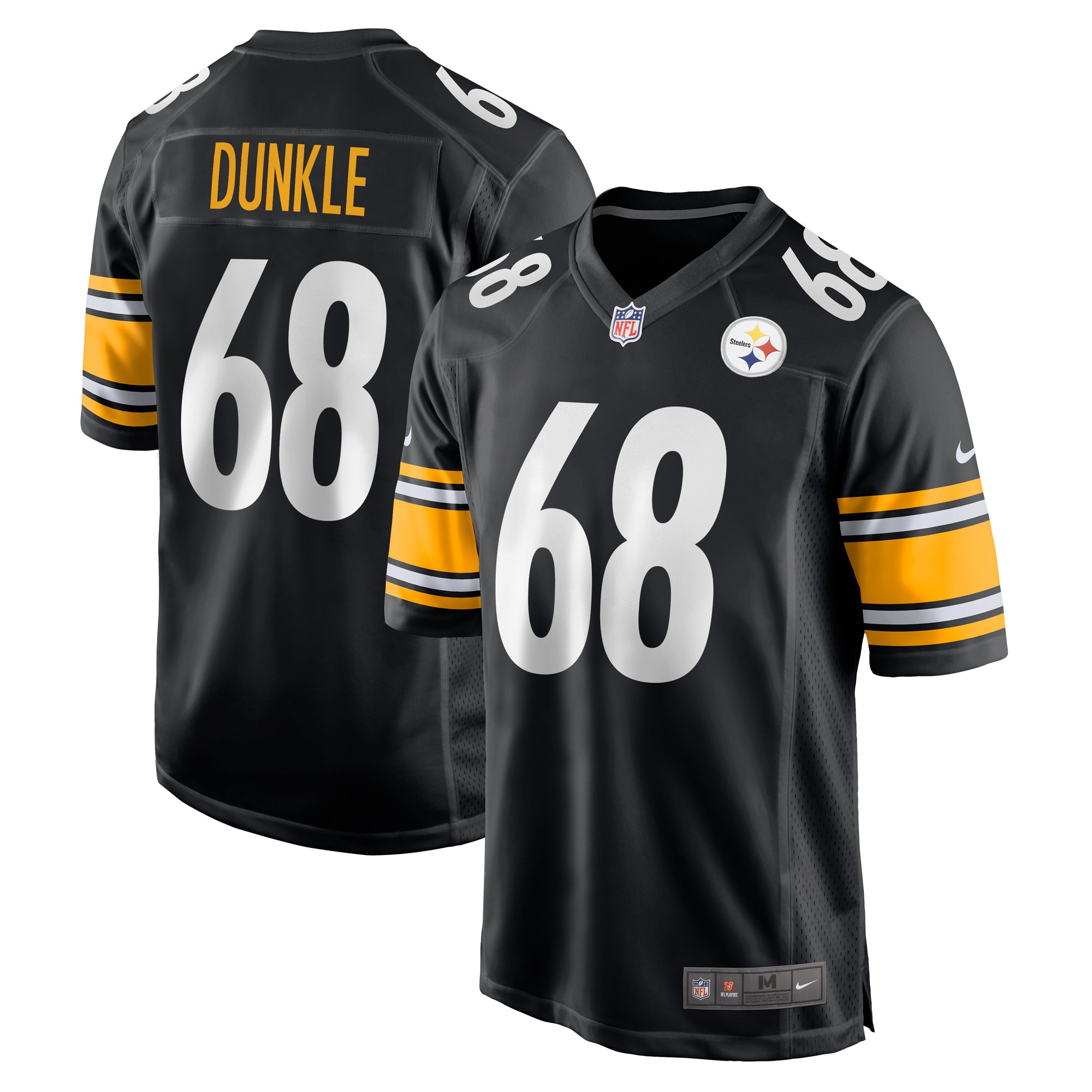 William Dunkle Pittsburgh Steelers Nike Game Player Jersey - Black - PersonalJerseys