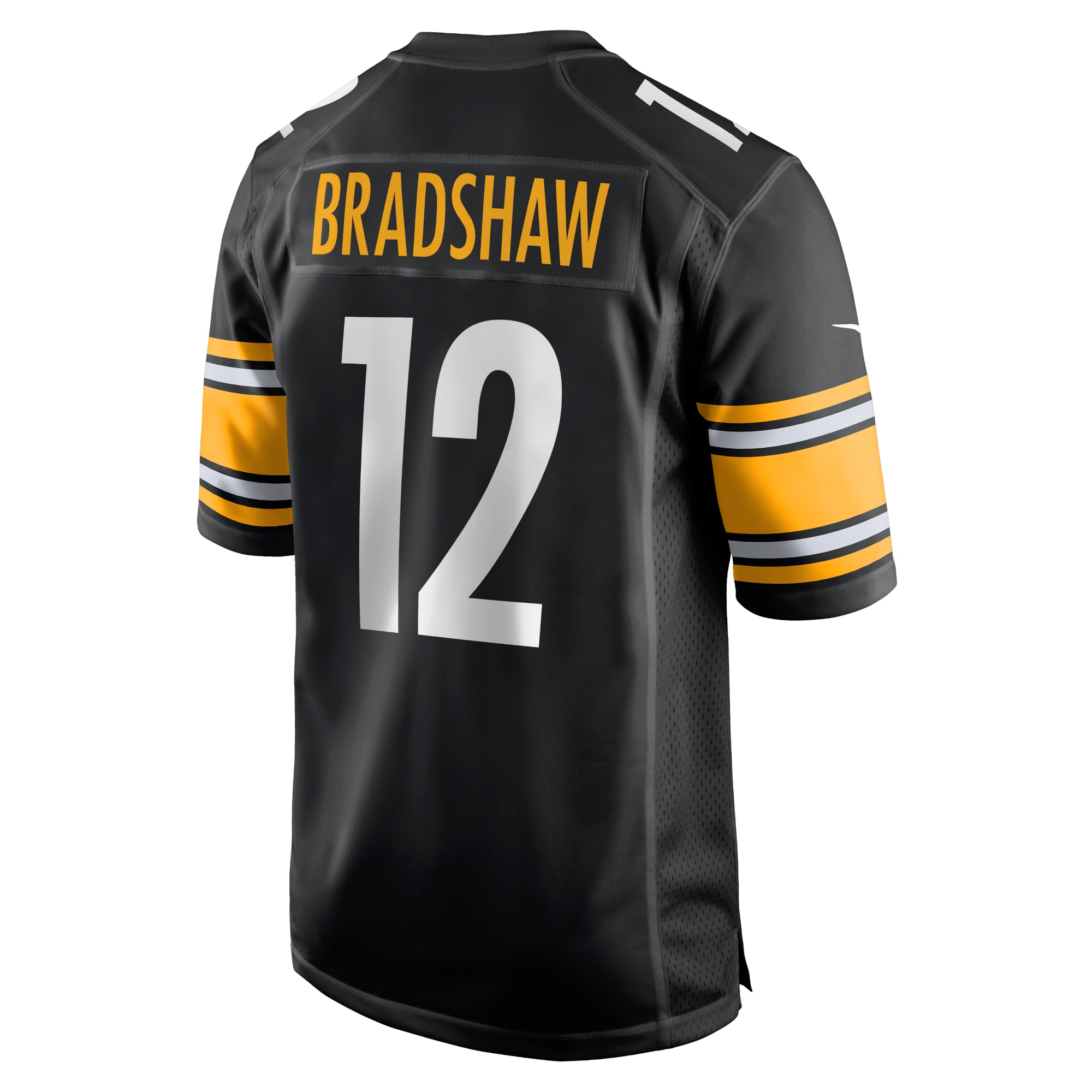 Terry Bradshaw Pittsburgh Steelers Nike Retired Player Game Jersey - Black - PersonalJerseys