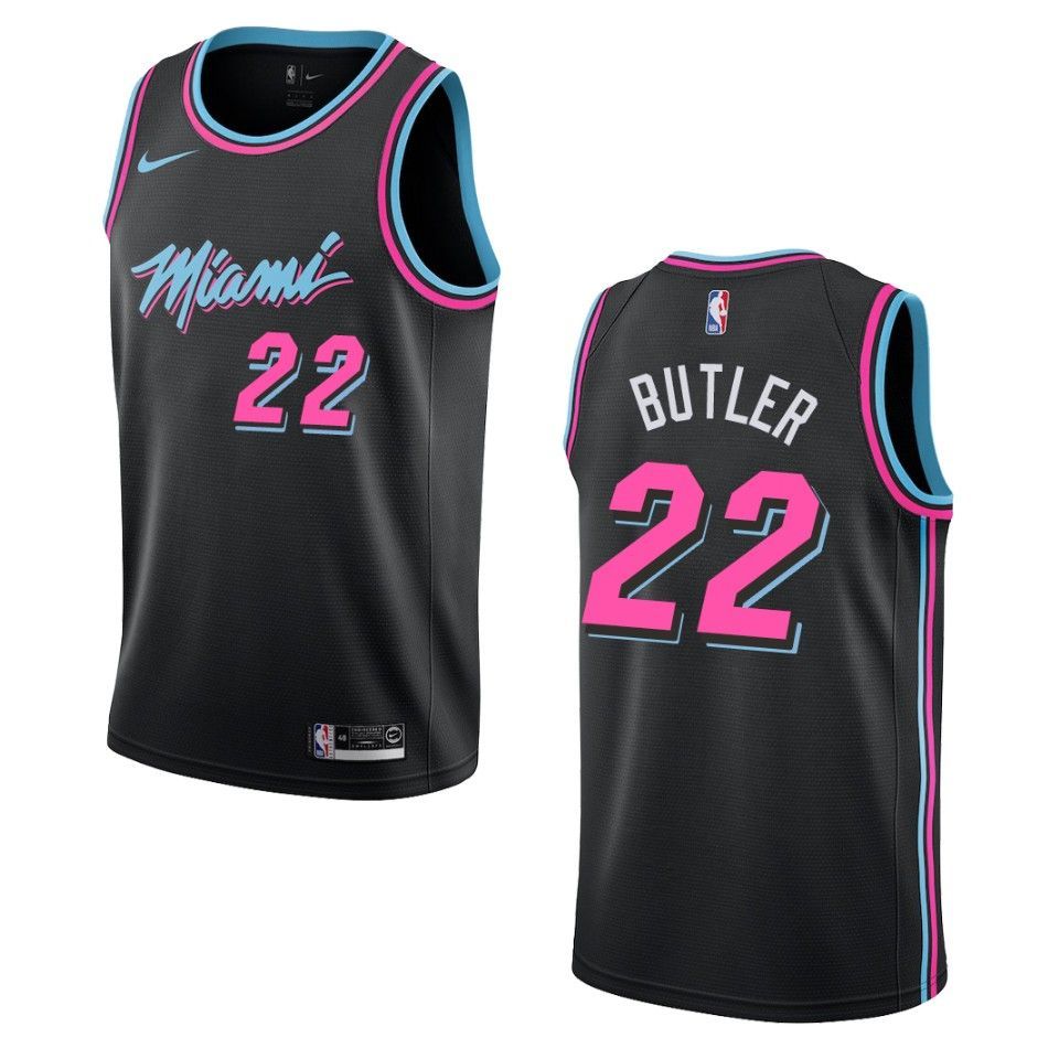 Men's Miami Heat #22 Jimmy Butler City Swingman Jersey - Black - Friend Lounge Store - Shop for All Things Jerseys Sports - PersonalJerseys