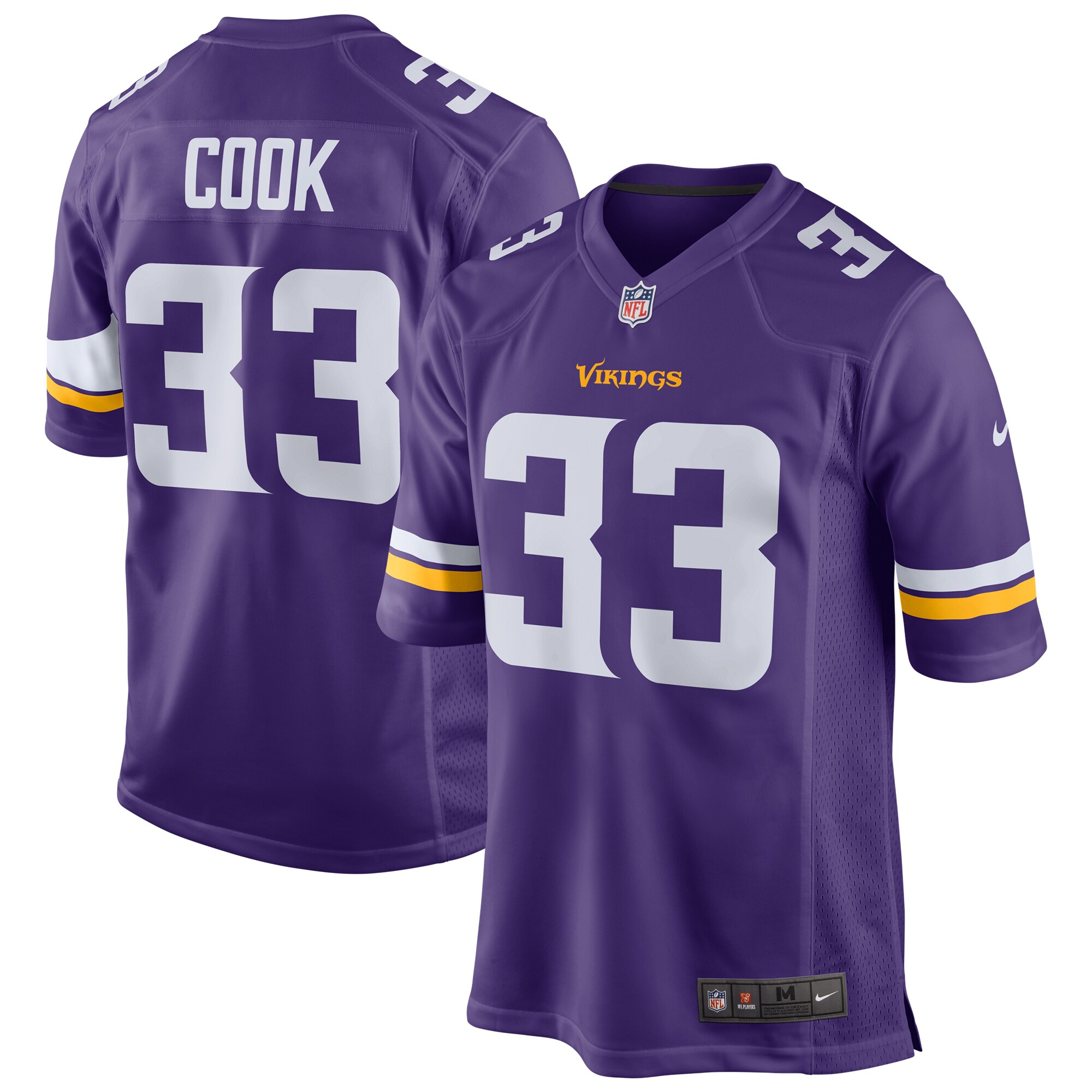 Dalvin Cook Minnesota Vikings Nike Player Game Jersey - Purple - PersonalJerseys