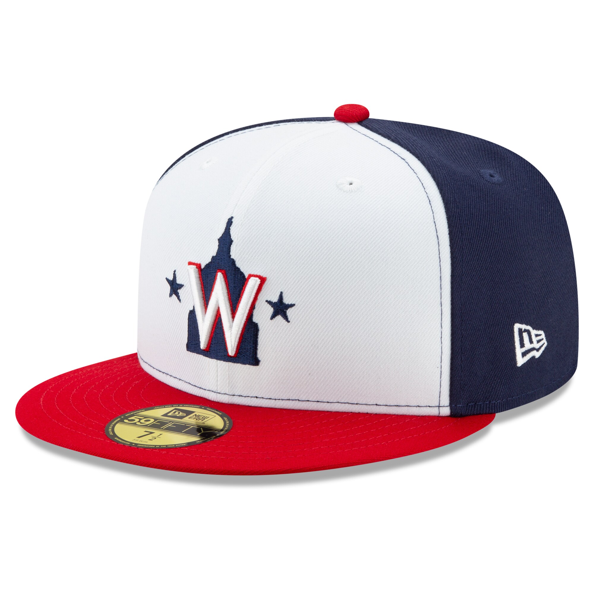 Washington Nationals New Era Alternate 2 2020 Authentic Collection On-Field 59FIFTY Fitted Hat - White - PersonalJerseys