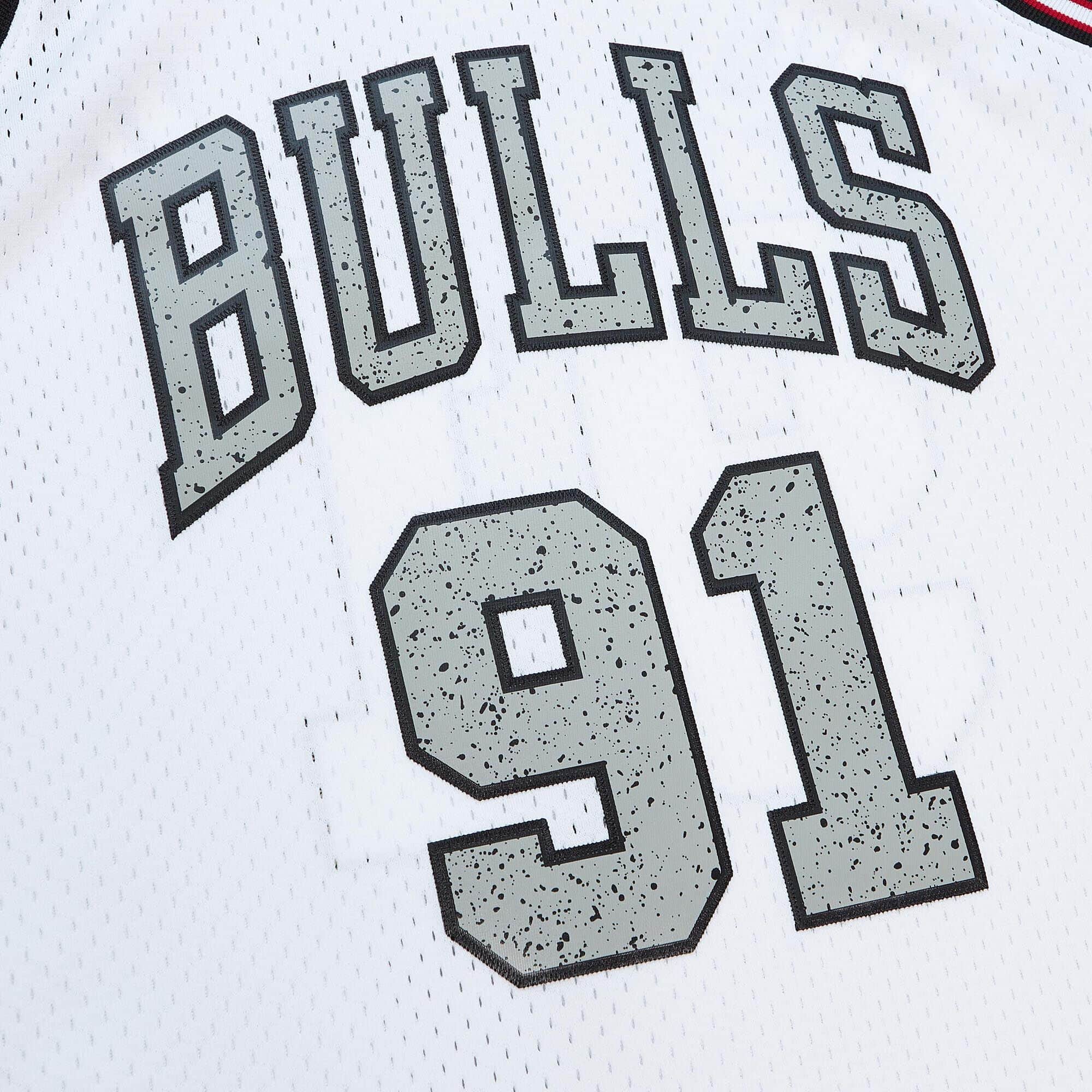 Cracked Cement Swingman Dennis Rodman Chicago Bulls 1997-98 Jersey - PersonalJerseys