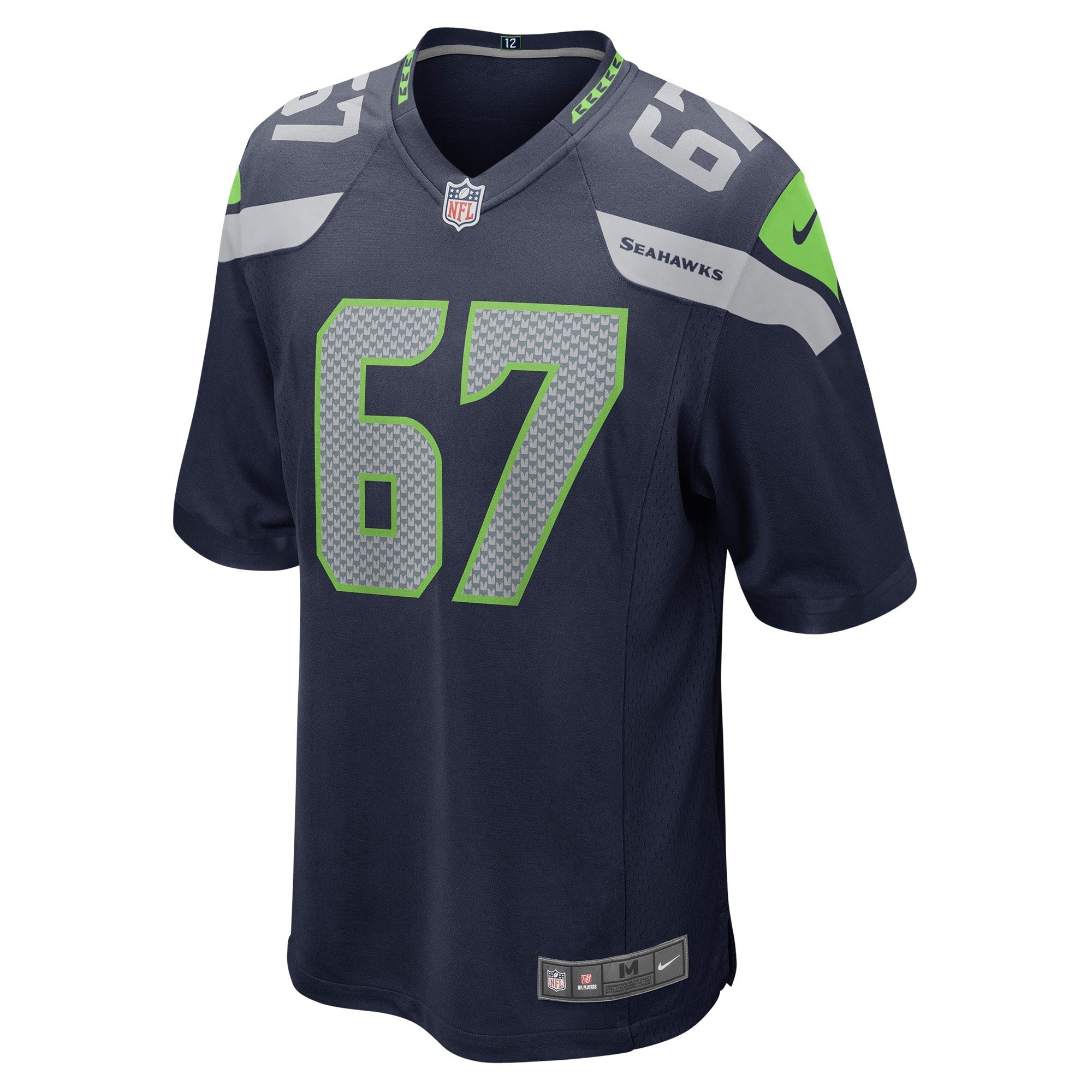 Men's Nike Charles Cross Navy Seattle Seahawks Player Game Jersey - PersonalJerseys