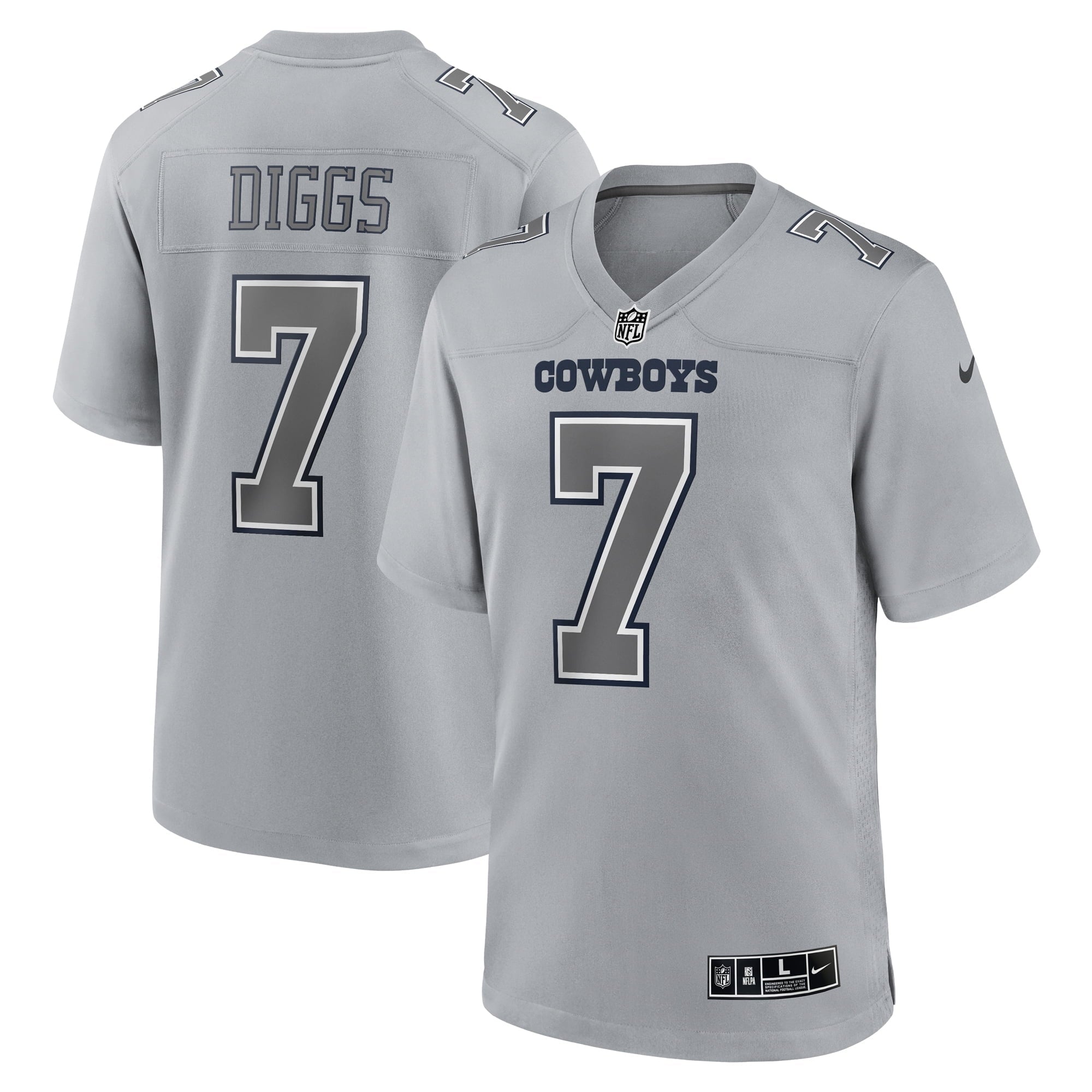 Men's Nike Trevon Diggs Gray Dallas Cowboys Atmosphere Fashion Game Jersey - PersonalJerseys