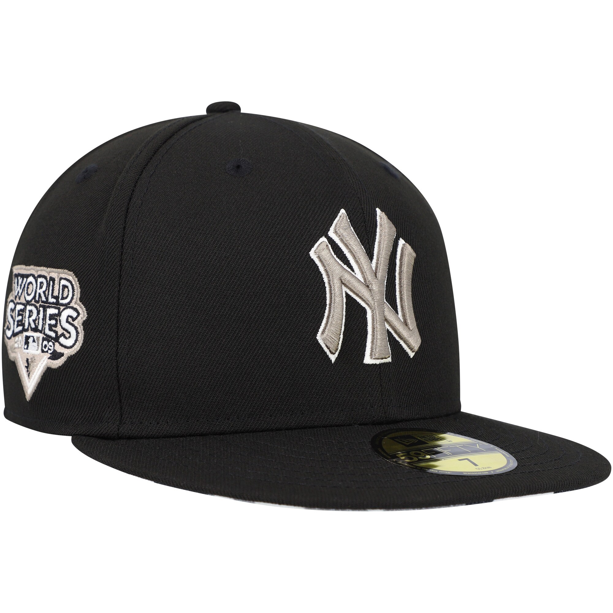 New York Yankees New Era Chrome Camo Undervisor 59FIFTY Fitted Hat - Black - PersonalJerseys