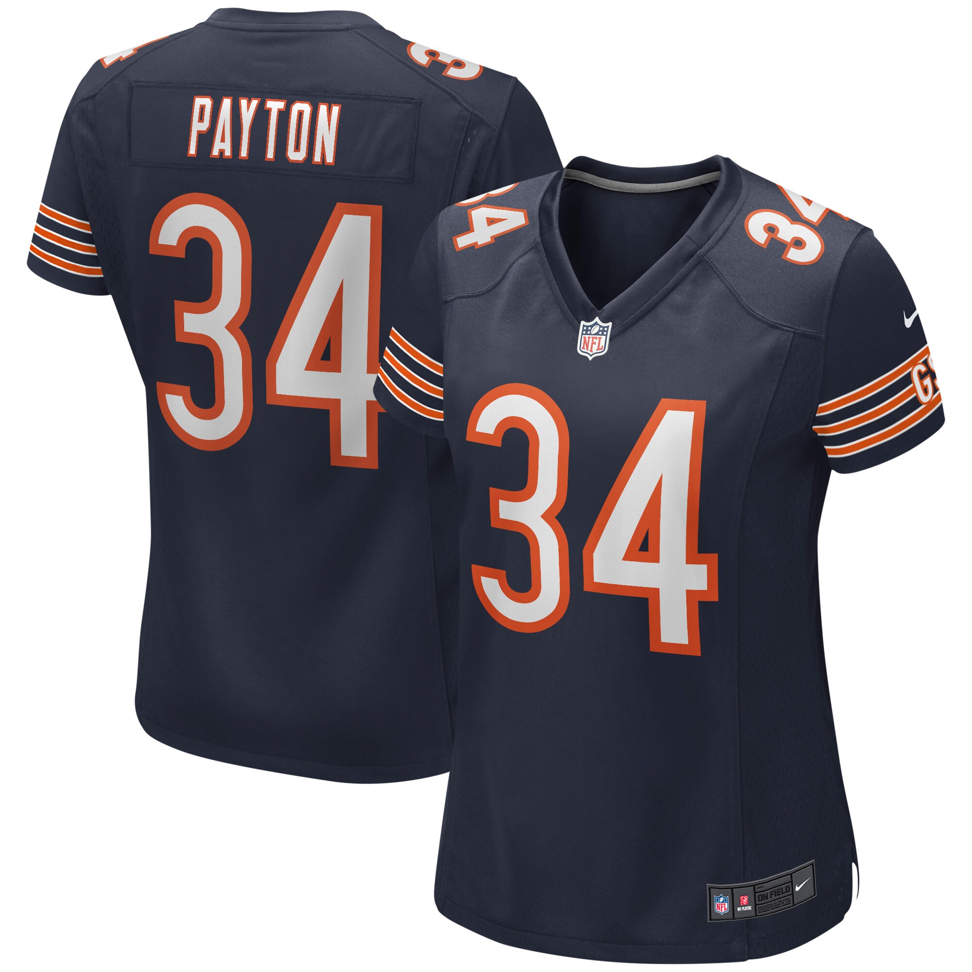 Walter Payton Chicago Bears Nike Women's Game Retired Player Jersey - Navy - PersonalJerseys