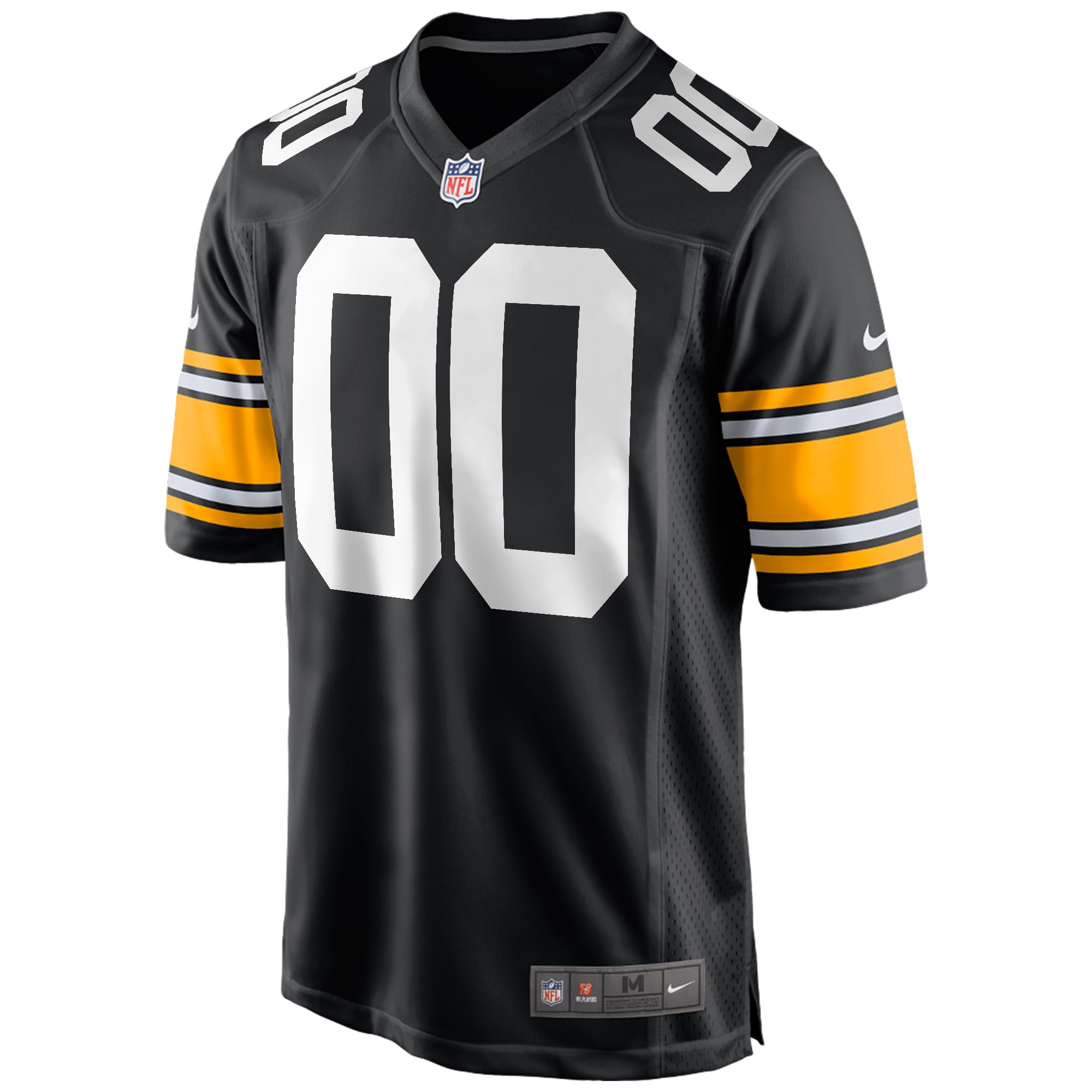 Pittsburgh Steelers Nike Youth Alternate Custom Game Jersey - Black - PersonalJerseys