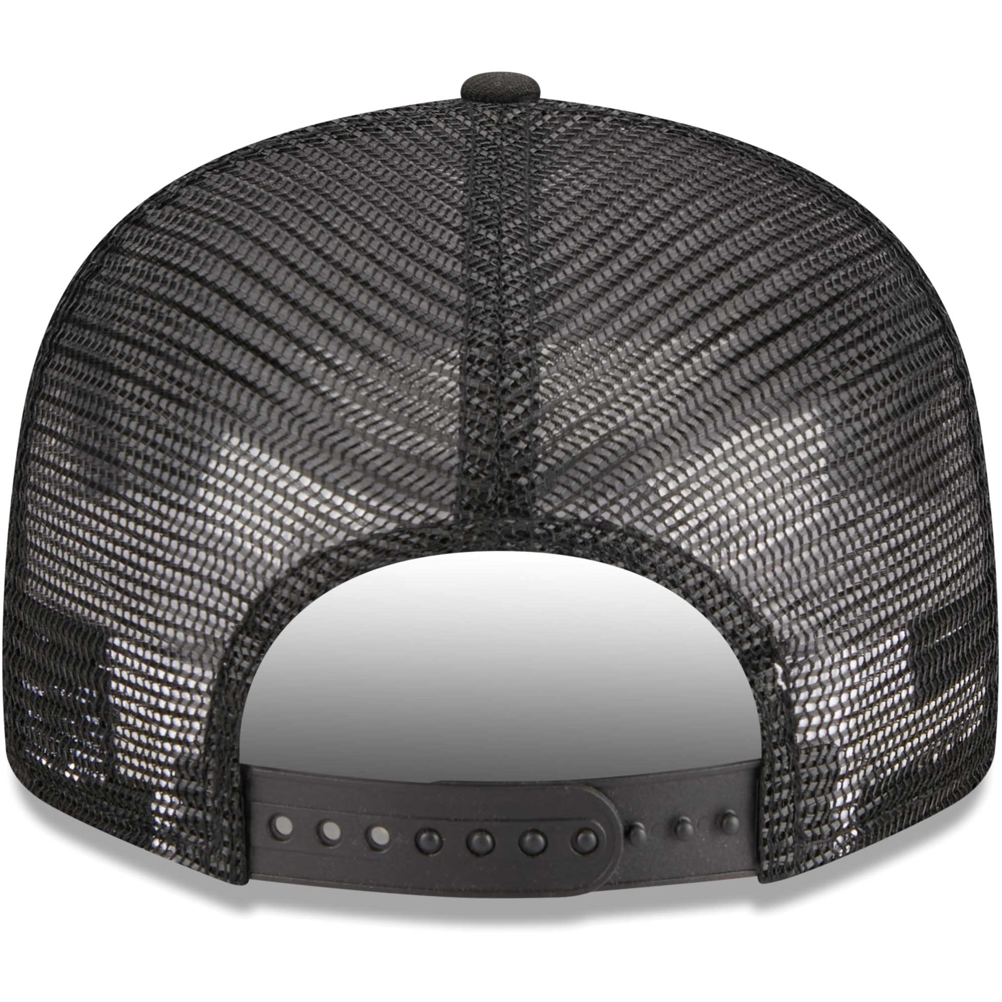 New York Yankees New Era Scratch Squared Trucker 9FIFTY Snapback Hat - Black - PersonalJerseys
