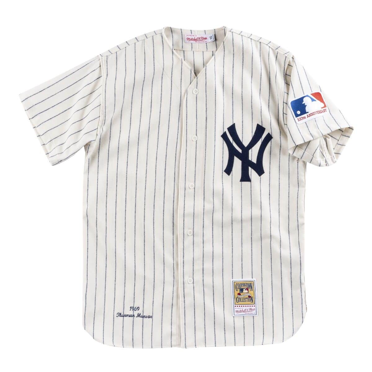 Authentic Jersey New York Yankees Home 1969 Thurman Munson - PersonalJerseys