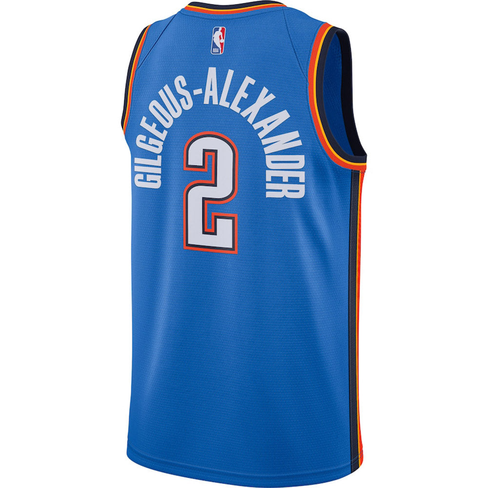 Youth Oklahoma City Thunder Shai Gilgeous-Alexander Icon Edition Jersey - Blue - PersonalJerseys