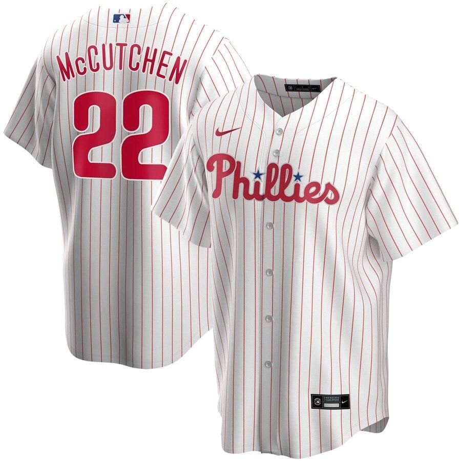 Andrew McCutchen Philadelphia Phillies Home 2020 Player Jersey – White - Friend Lounge Store - Shop for All Things Jerseys Sports - PersonalJerseys