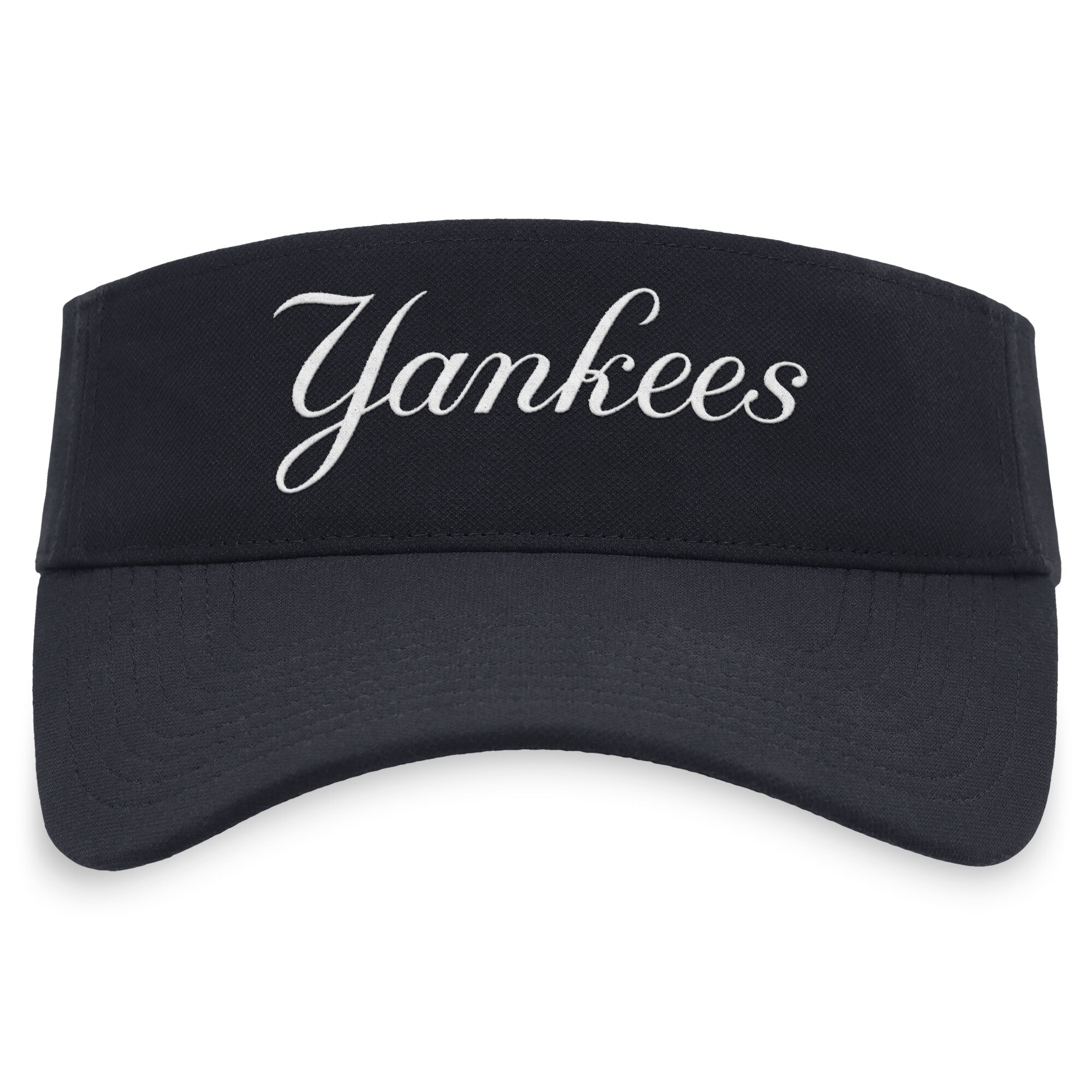 New York Yankees Nike Wordmark Performance Adjustable Visor - Navy - PersonalJerseys